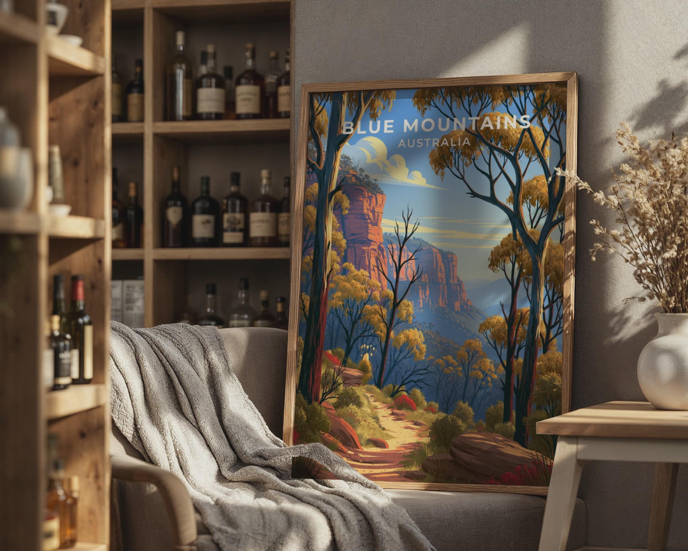 Blue Mountains Poster