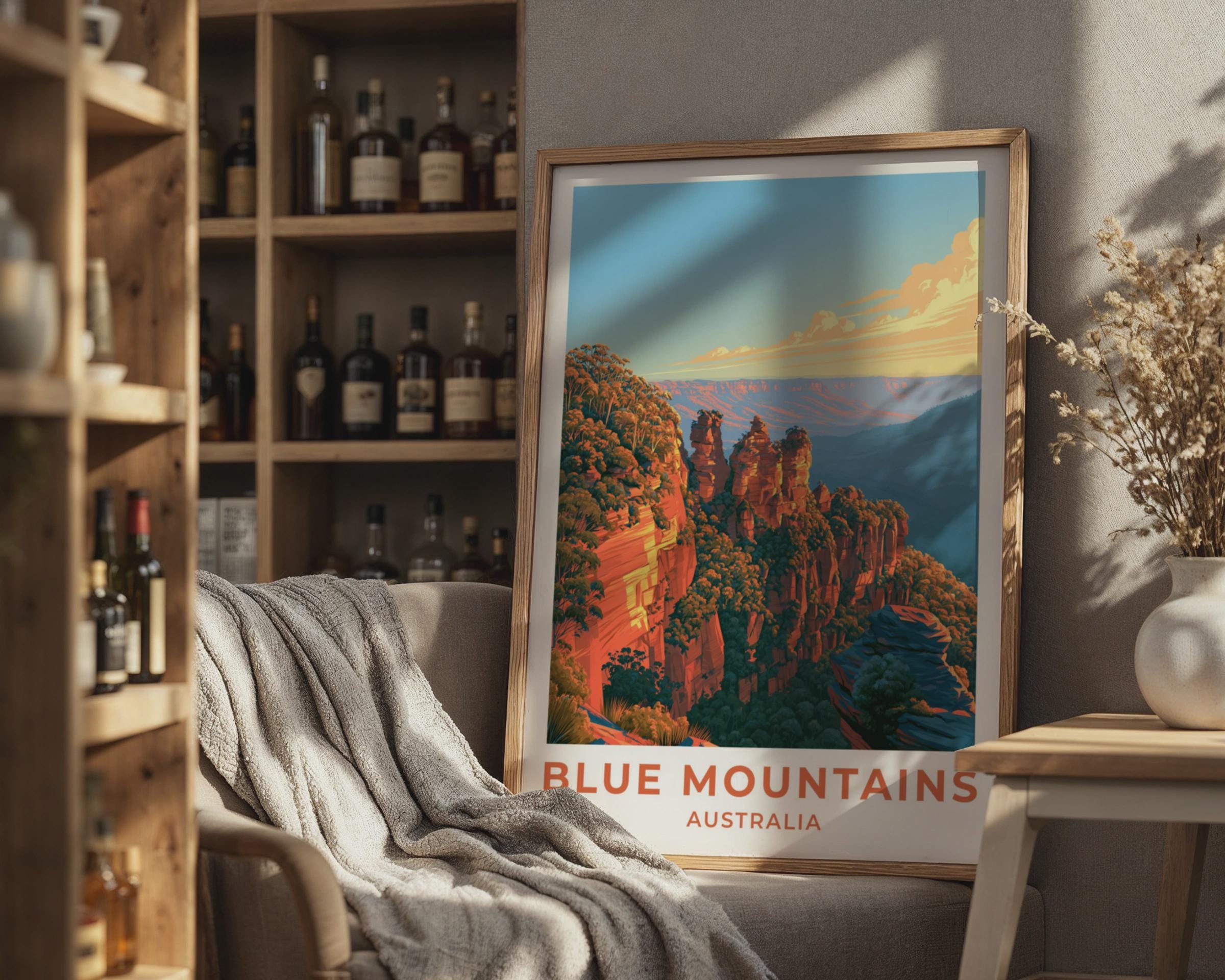 Blue Mountains Poster