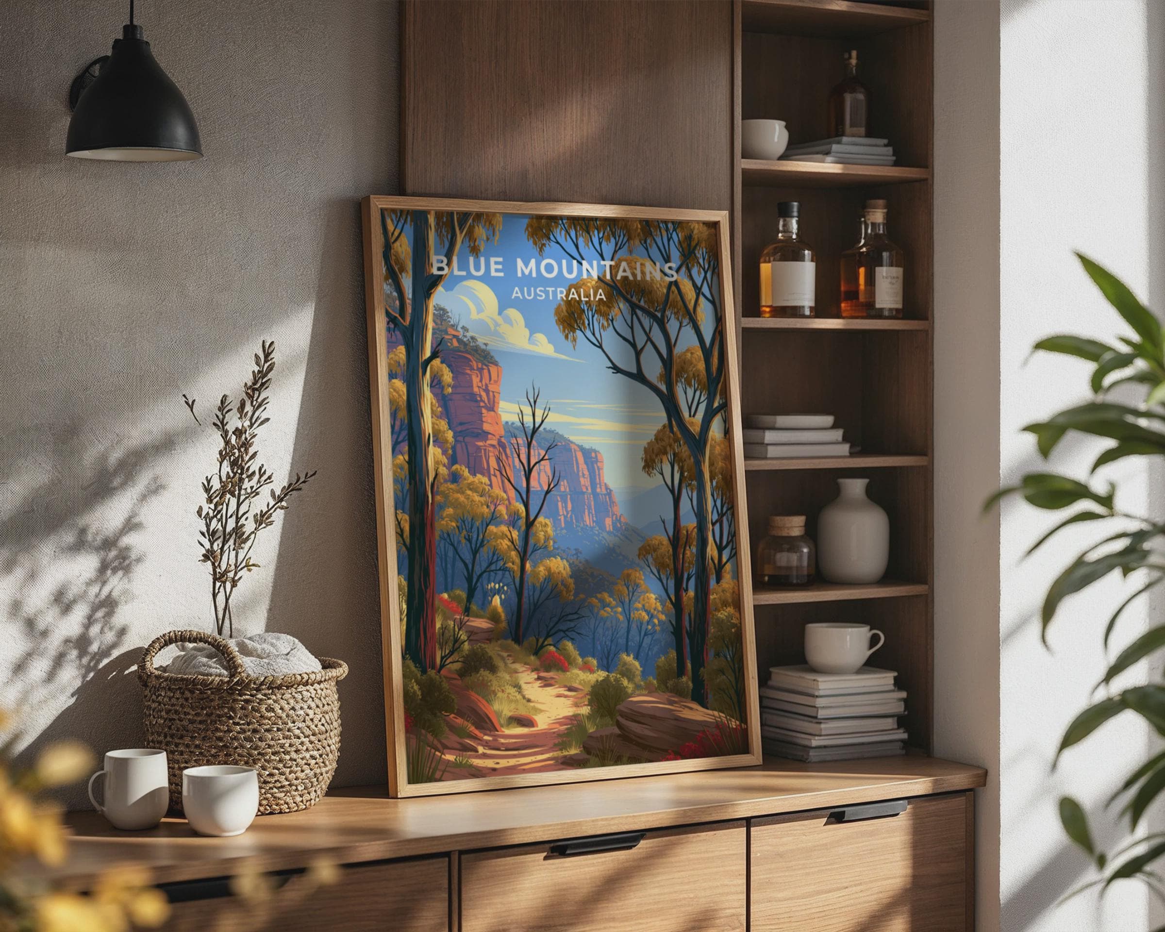 Blue Mountains Poster