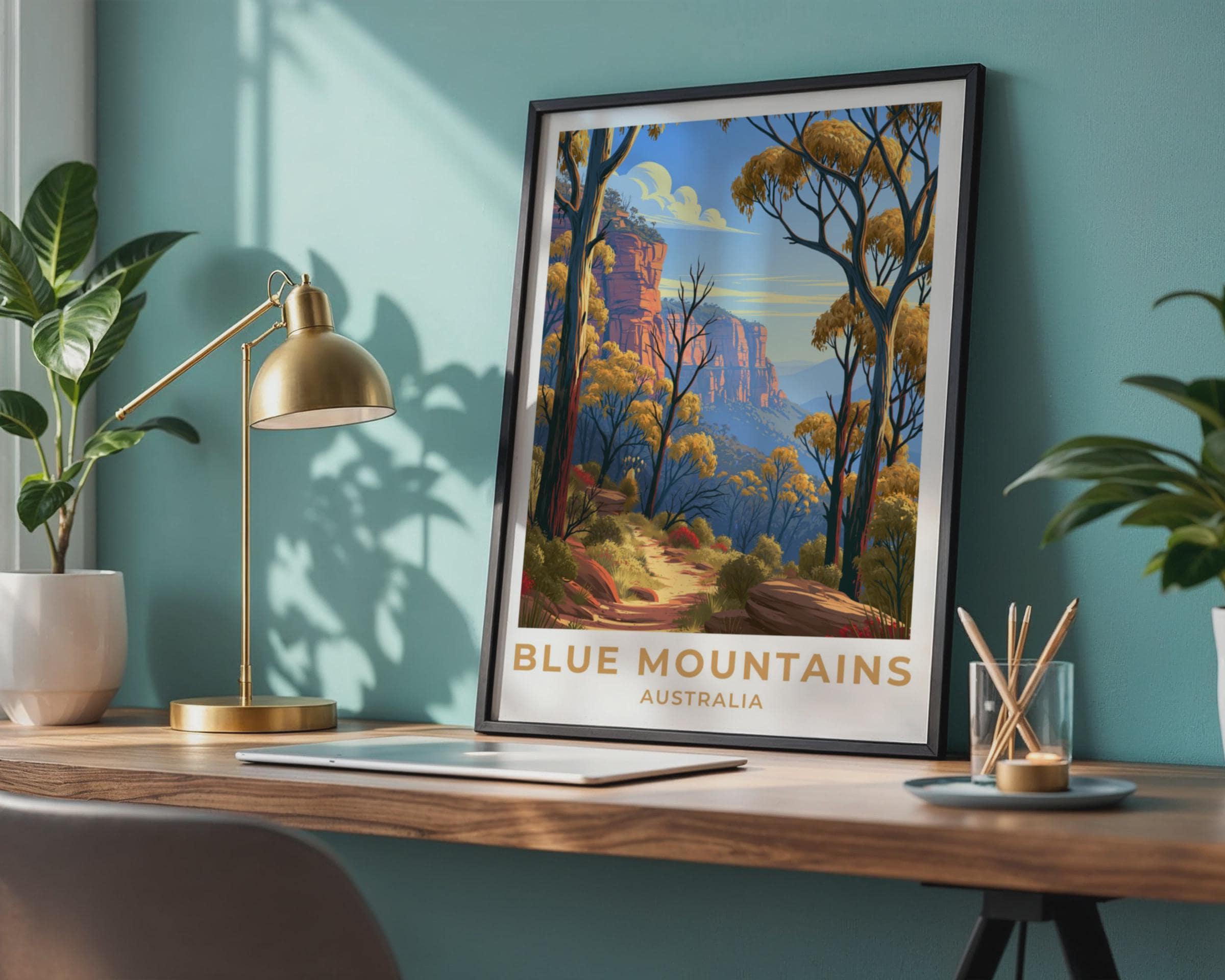 Blue Mountains Poster