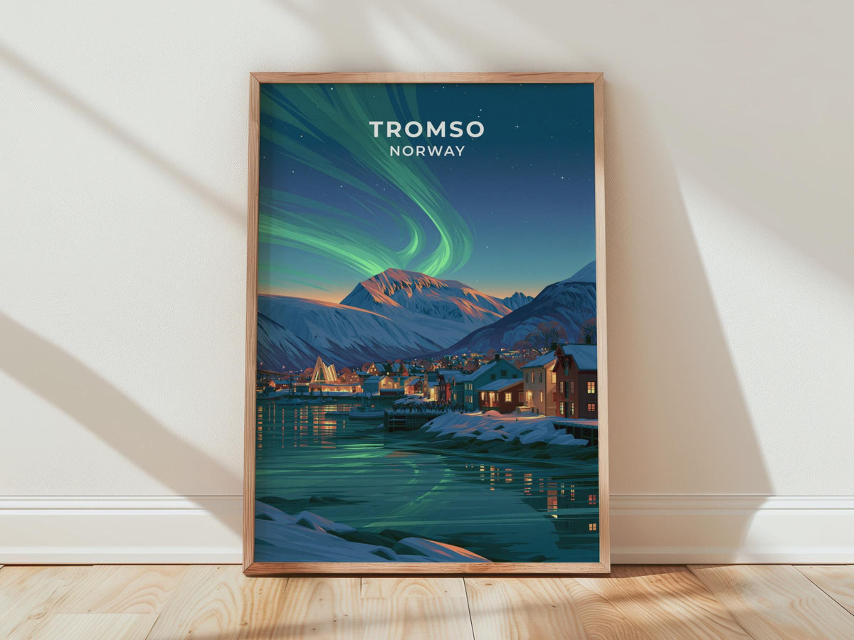 Tromsø Norway Travel Poster