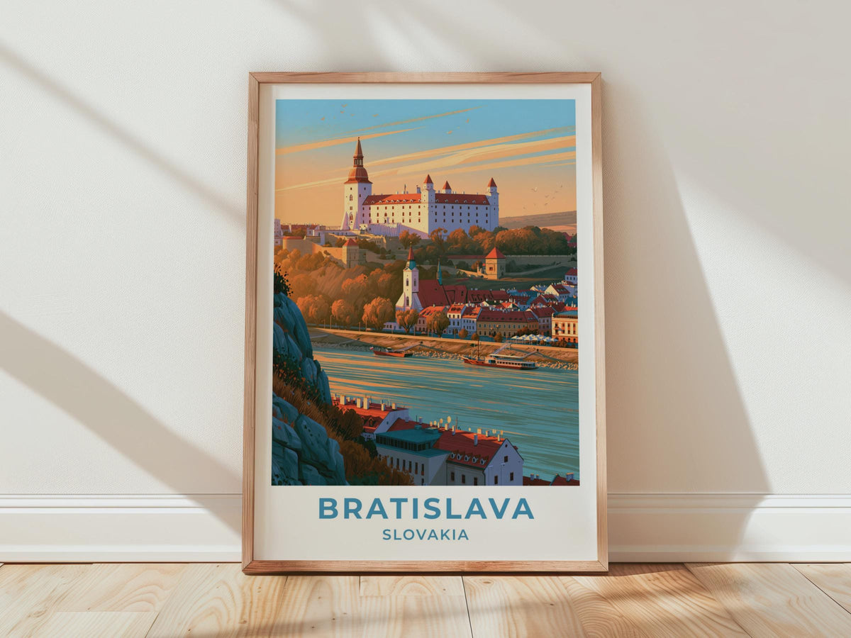 Bratislava Slovakia Travel Poster