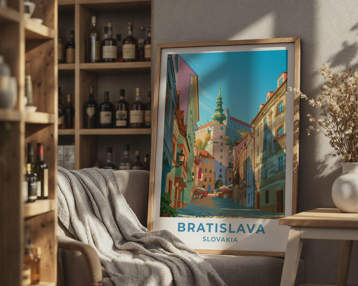 Bratislava Slovakia Travel Poster