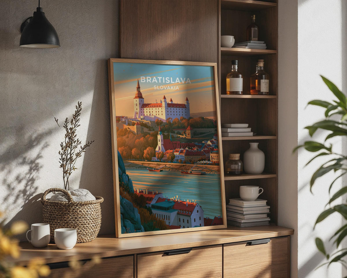 Bratislava Slovakia Travel Poster
