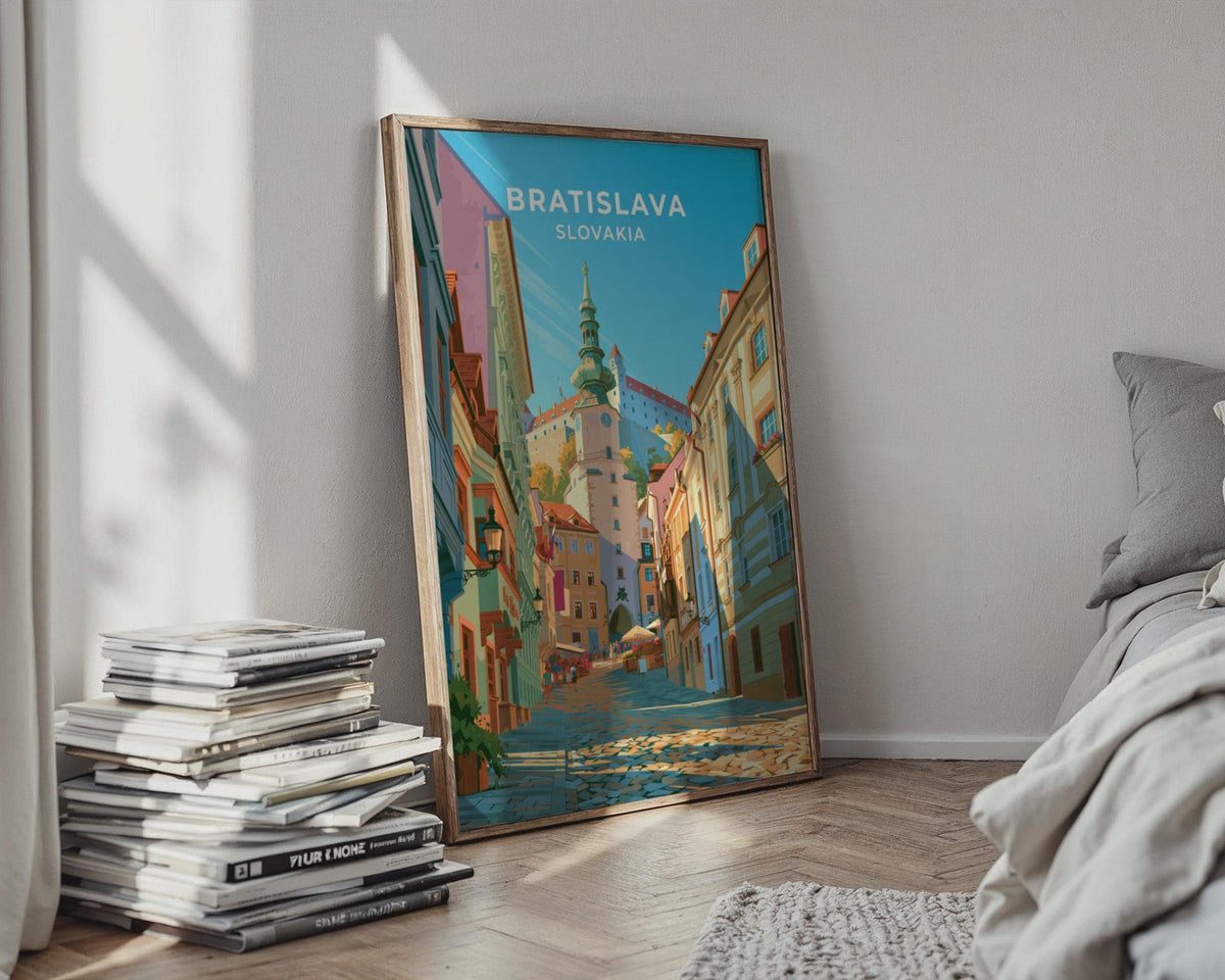 Bratislava Slovakia Travel Poster