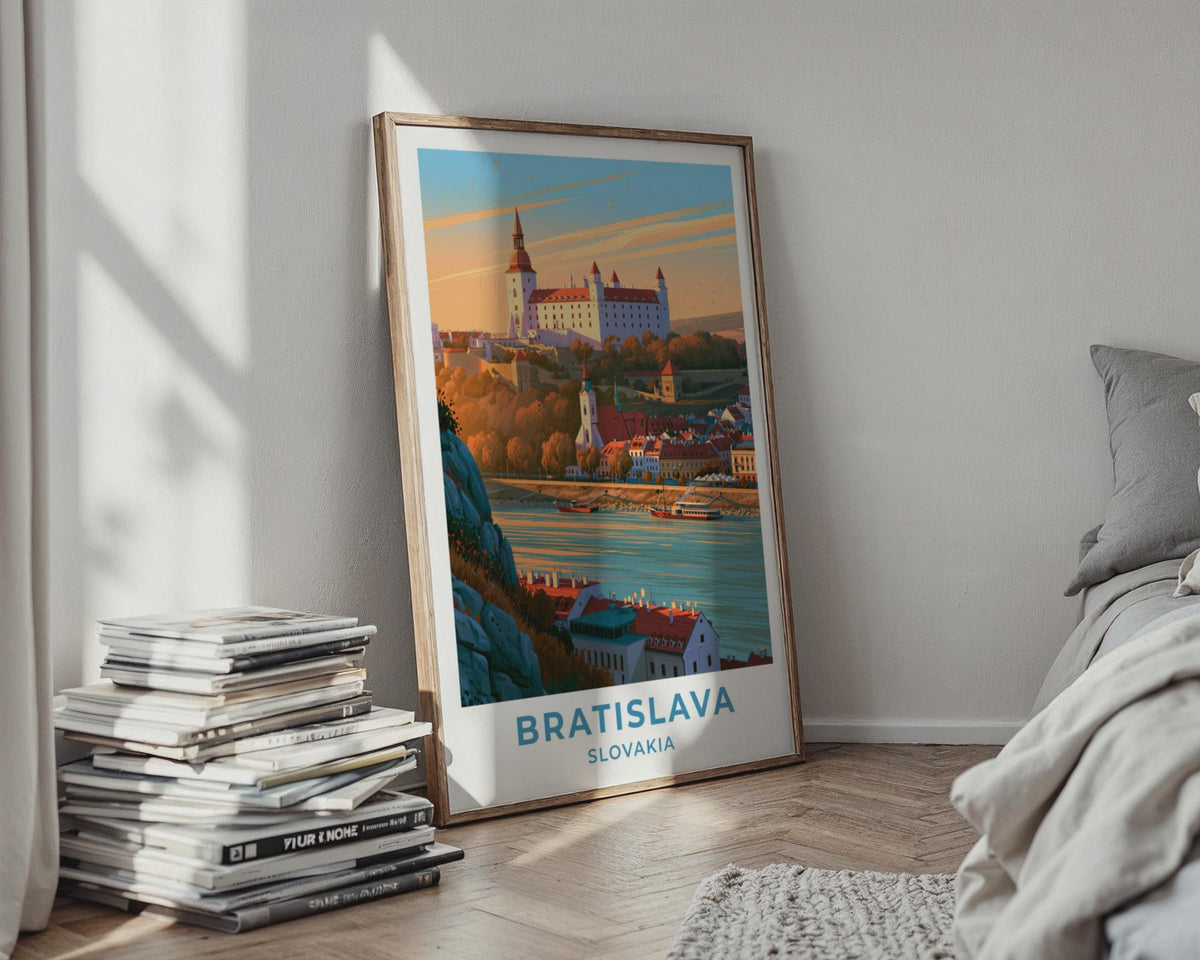 Bratislava Slovakia Travel Poster