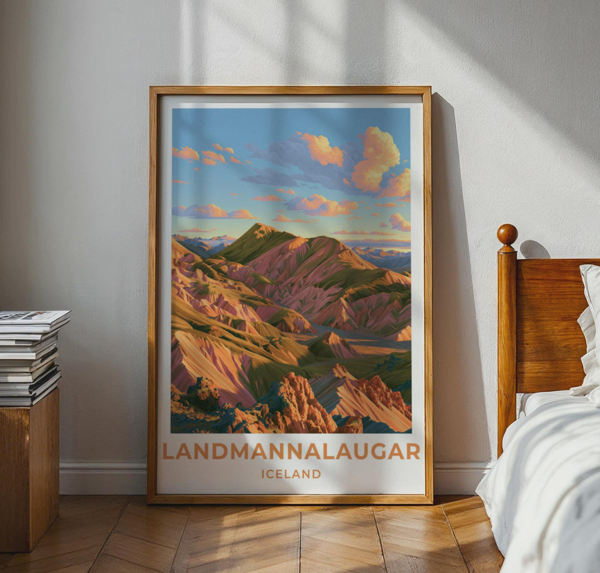 Landmannalaugar Iceland Travel Poster