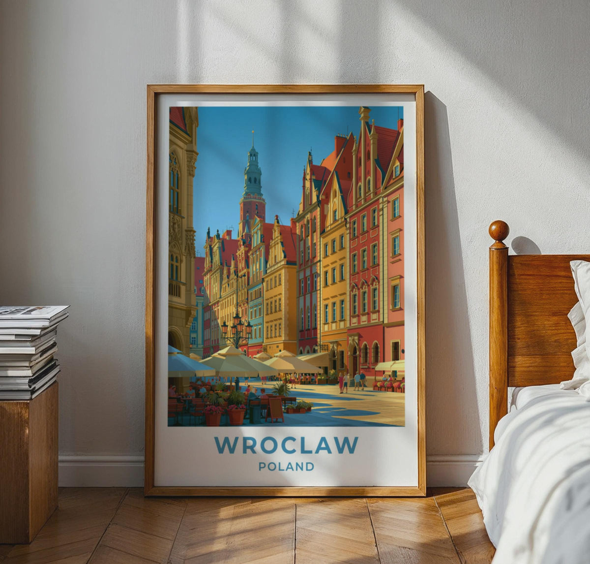 Wroclaw Poland Travel Poster