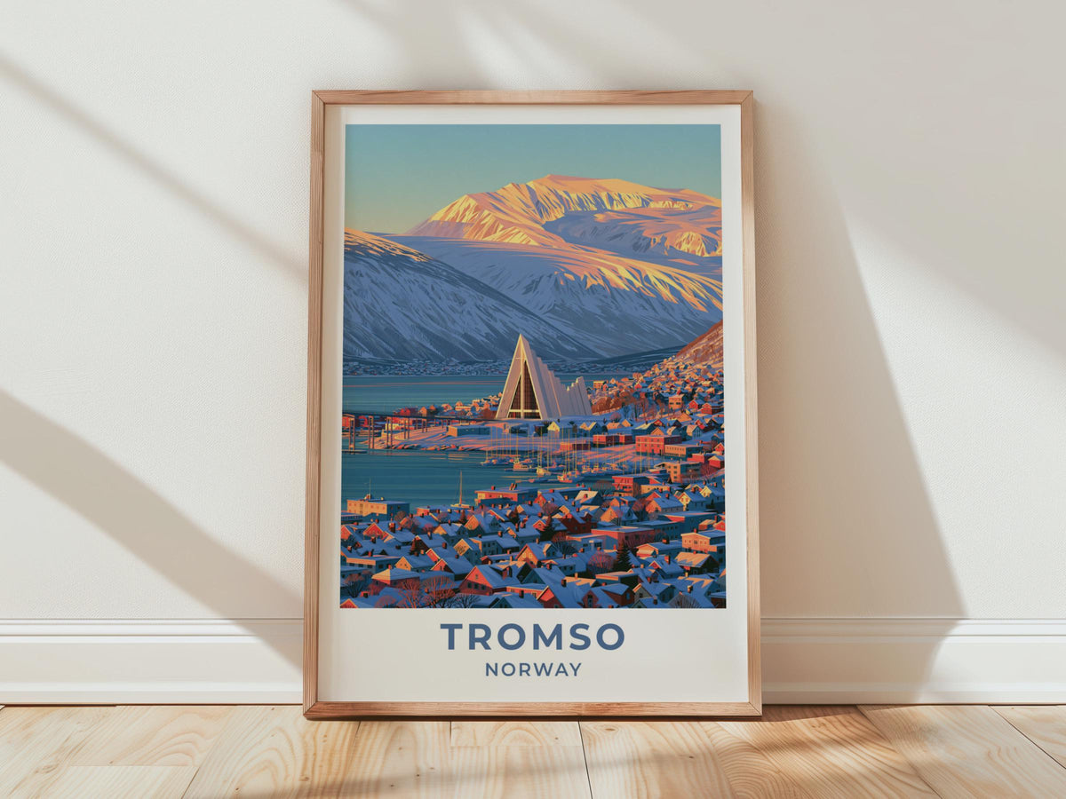 Tromsø Norway Travel Poster