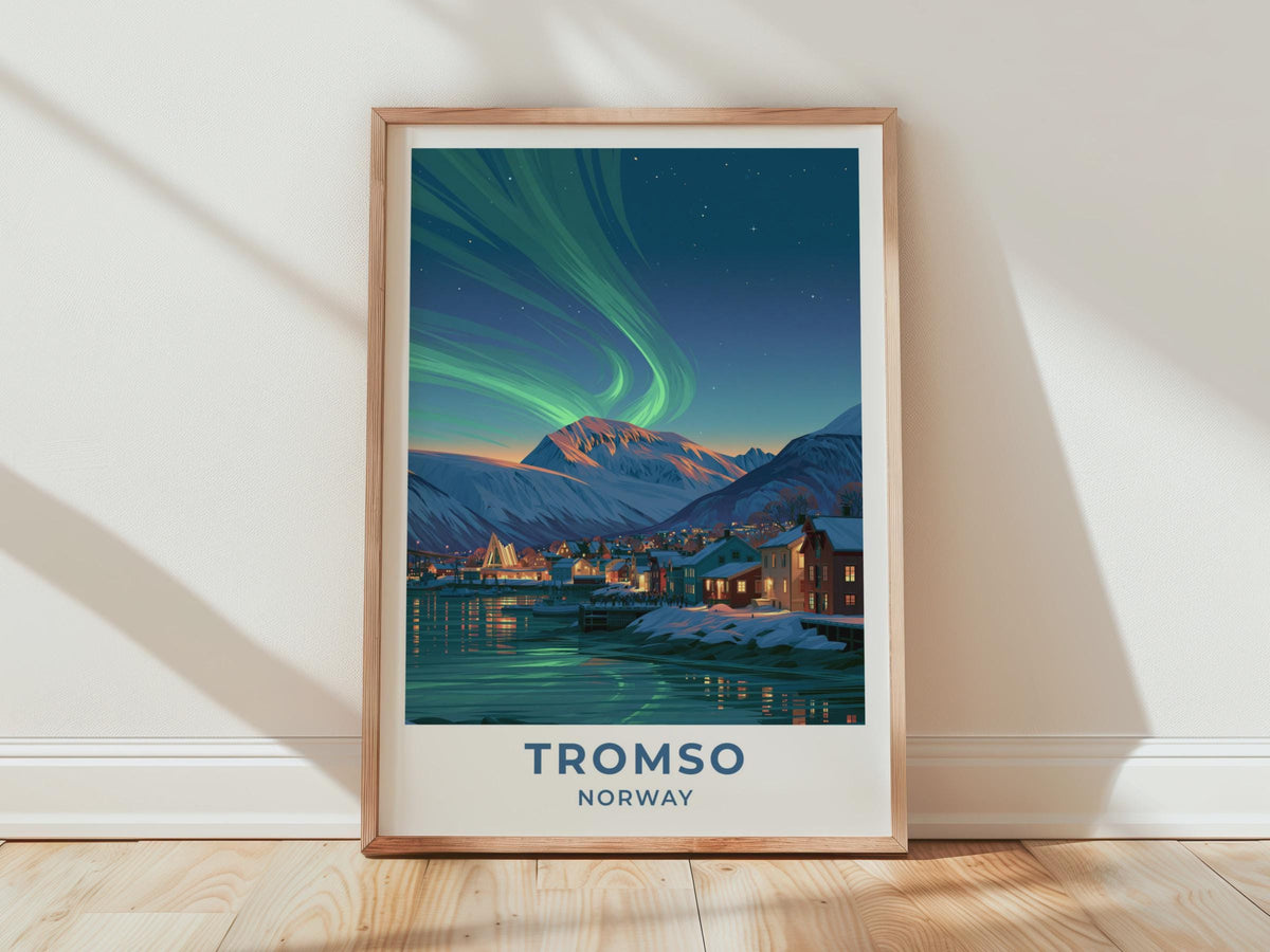 Tromsø Norway Travel Poster