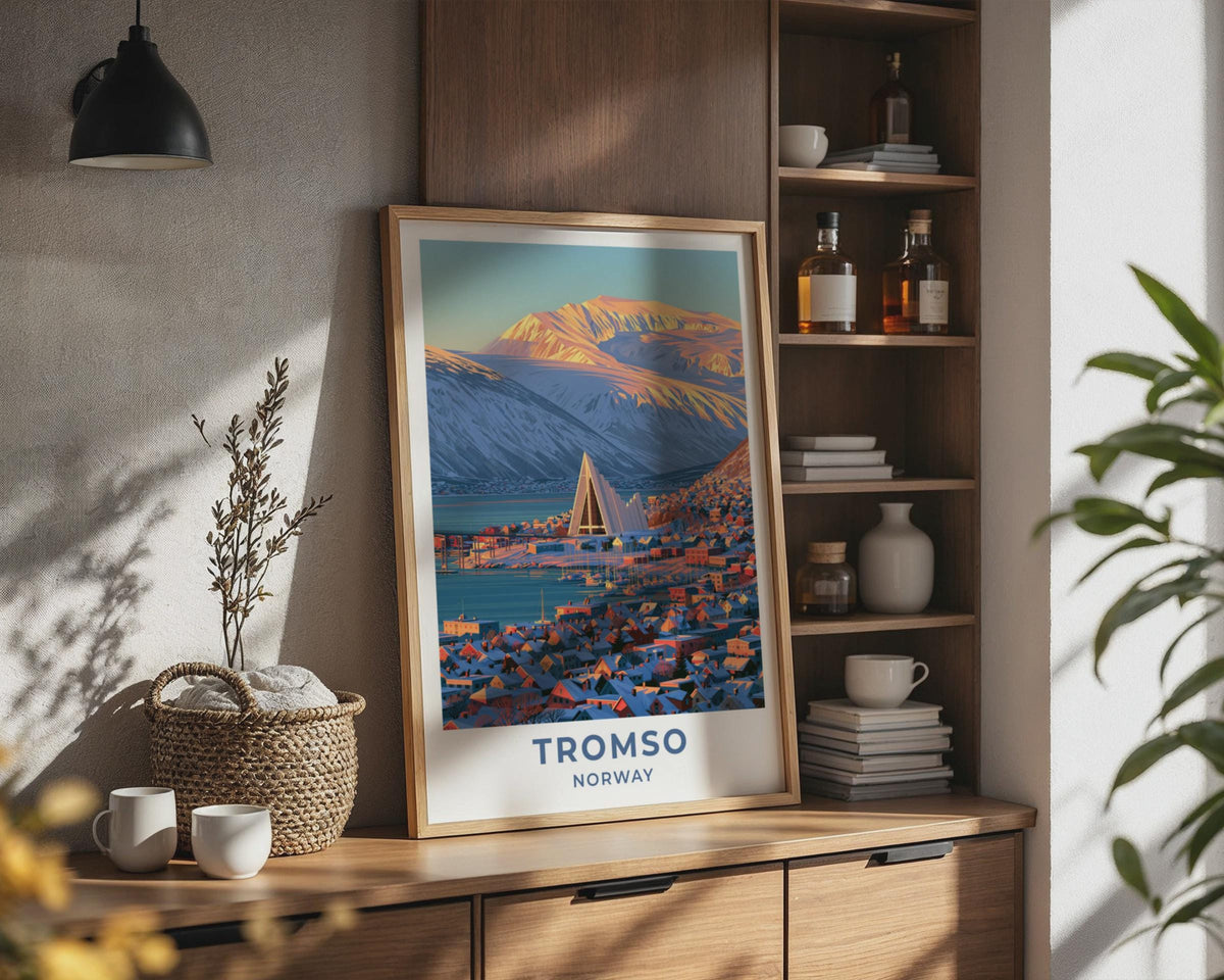 Tromsø Norway Travel Poster