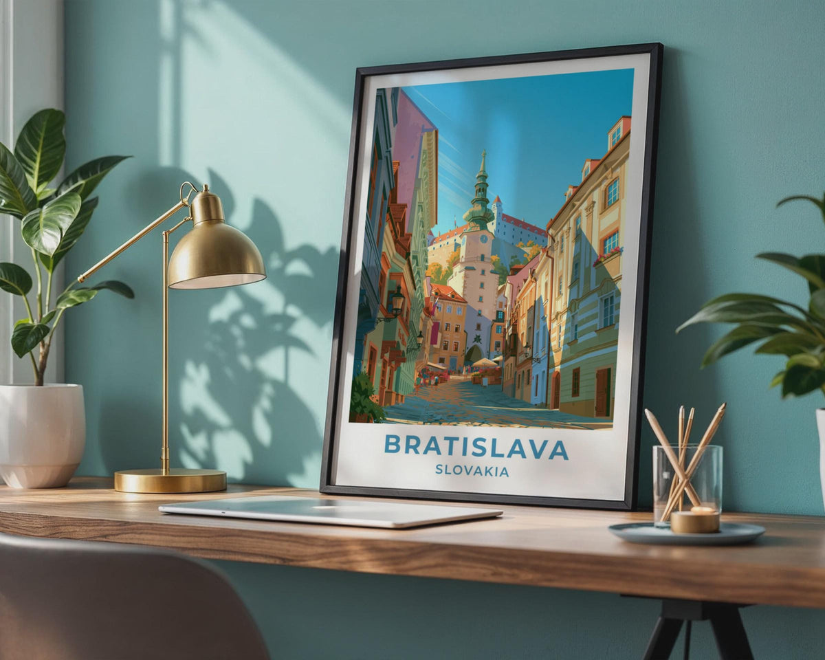 Bratislava Slovakia Travel Poster