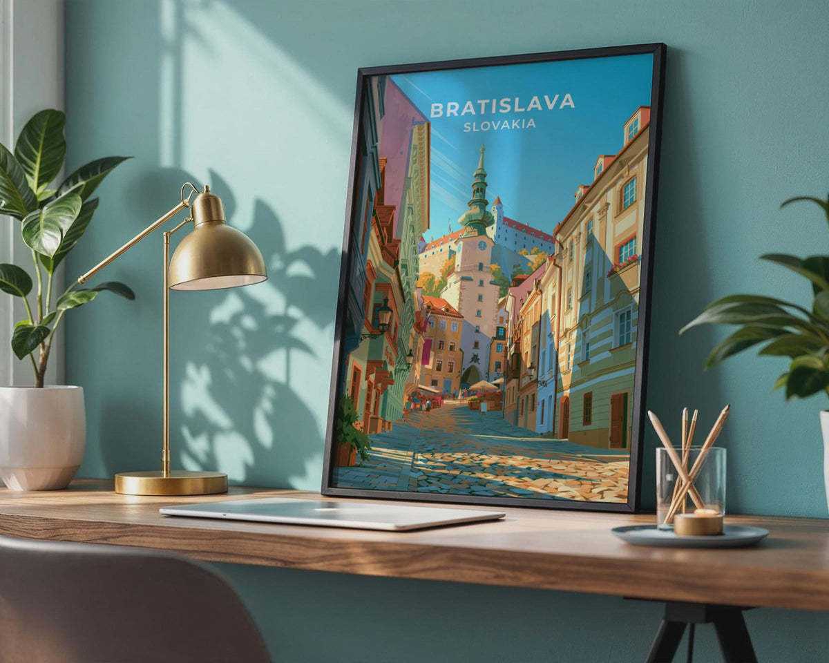 Bratislava Slovakia Travel Poster