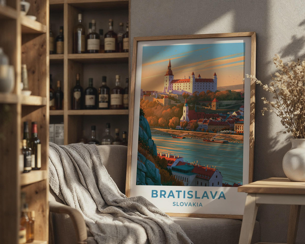 Bratislava Slovakia Travel Poster
