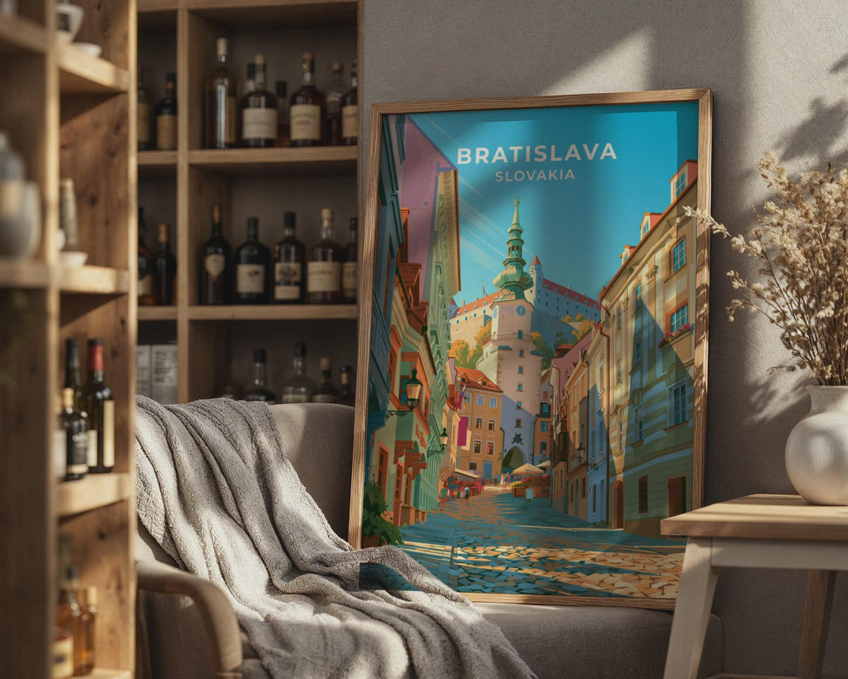 Bratislava Slovakia Travel Poster