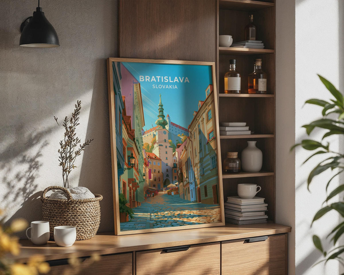 Bratislava Slovakia Travel Poster
