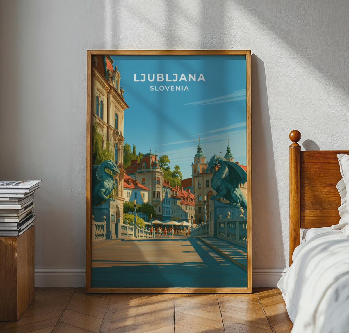 Ljubljana Slovenia Travel Poster
