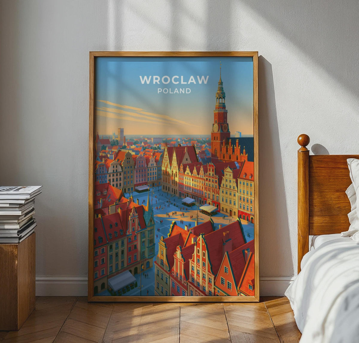 Wroclaw Poland Travel Poster