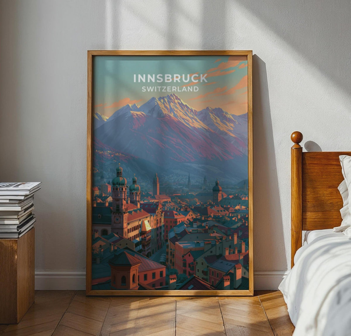 Innsbruck Austria Travel Poster - WanderWall