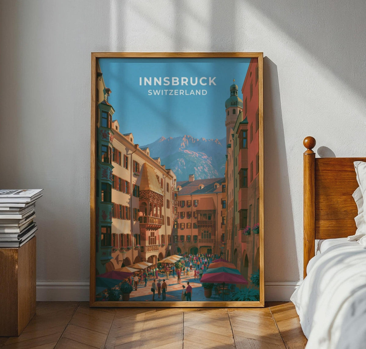 Innsbruck Austria Travel Poster - WanderWall