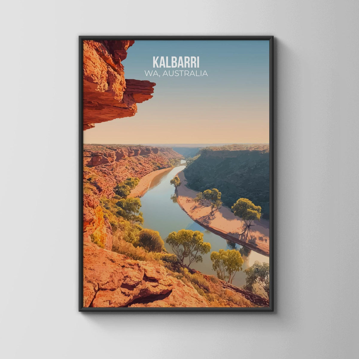 Kalbarri WA Australia Landscape Poster Print Wall Art - WanderWall