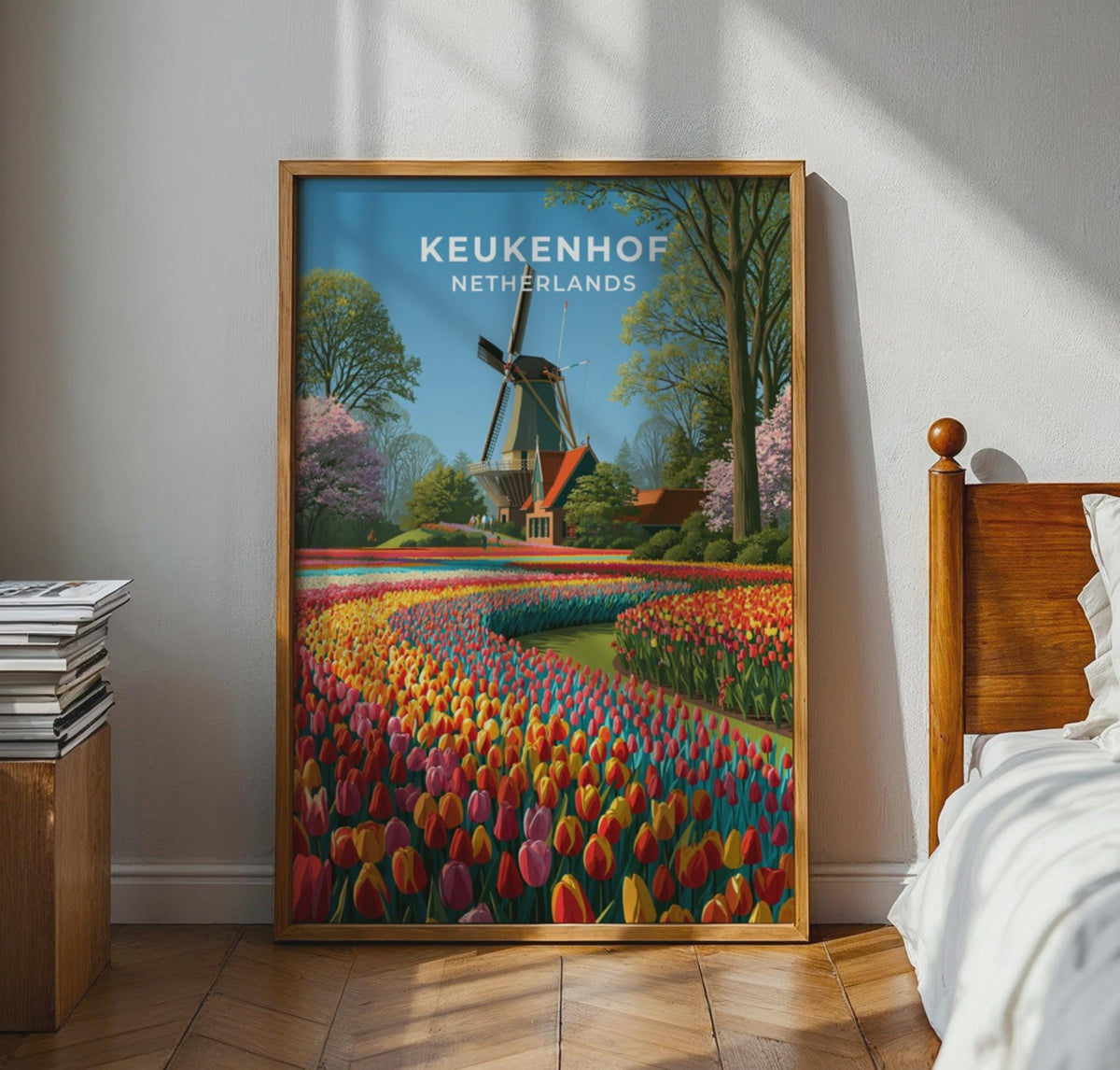 Keukenhof Netherlands Travel Poster - WanderWall