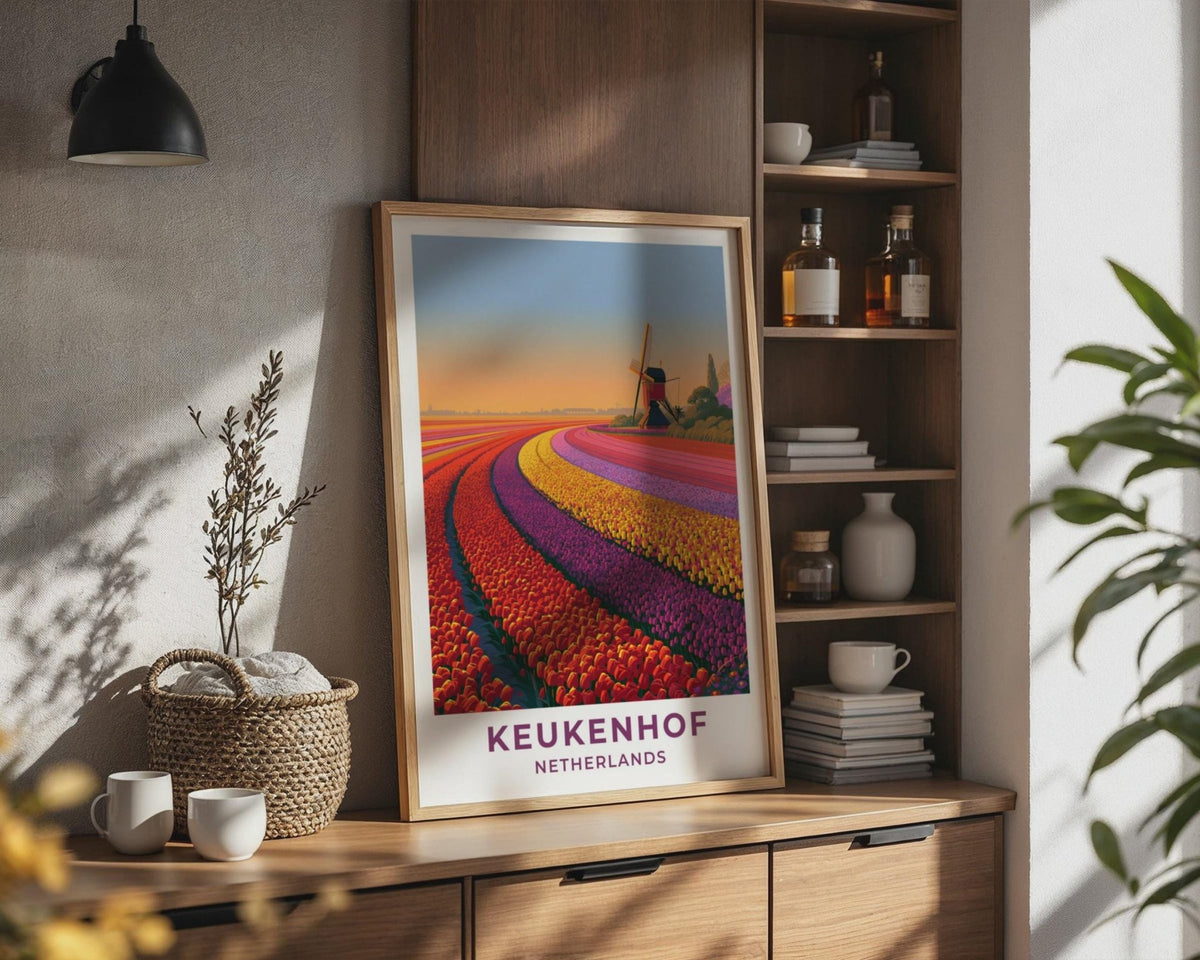 Keukenhof Netherlands Travel Poster - WanderWall