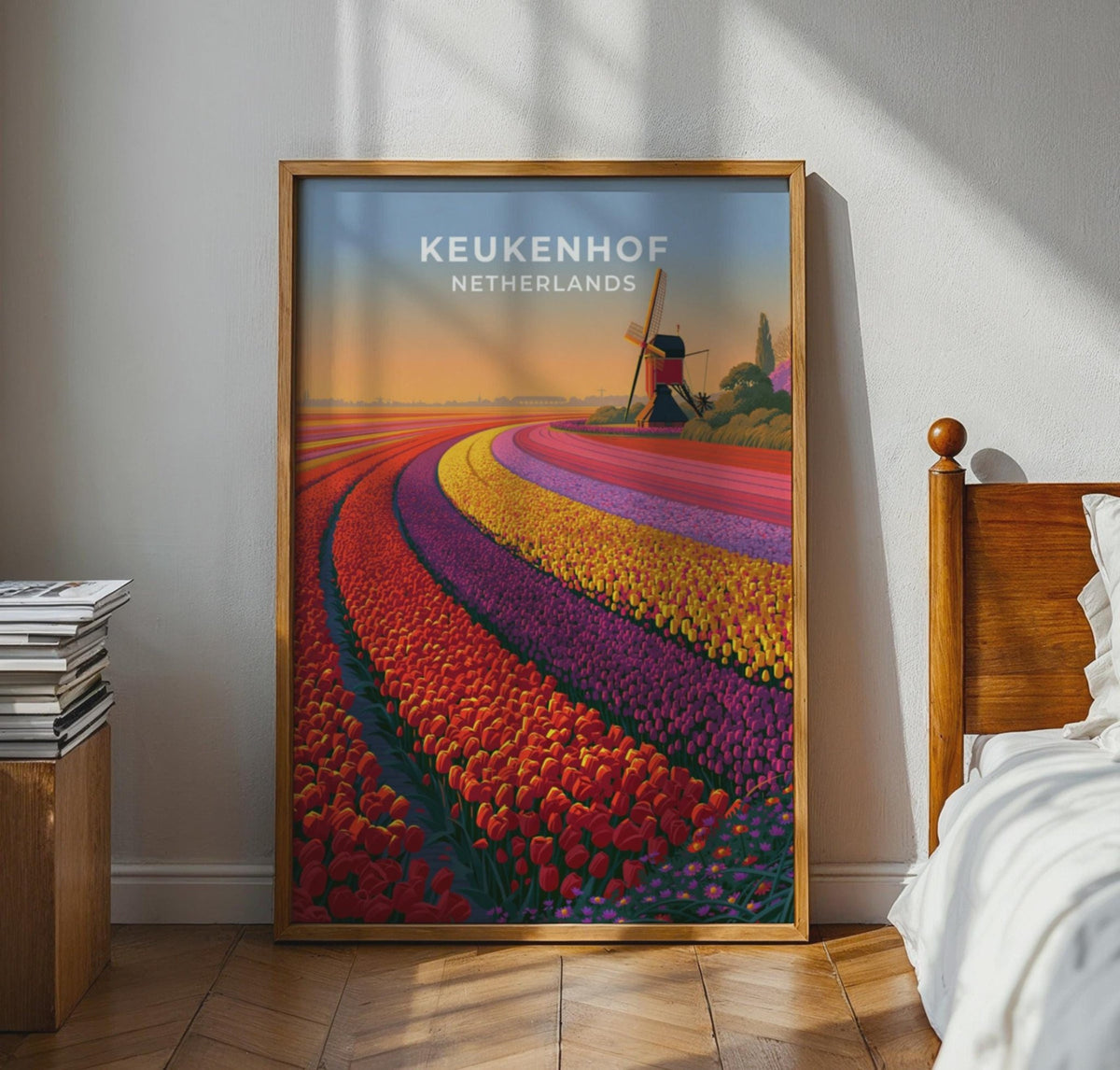 Keukenhof Netherlands Travel Poster - WanderWall