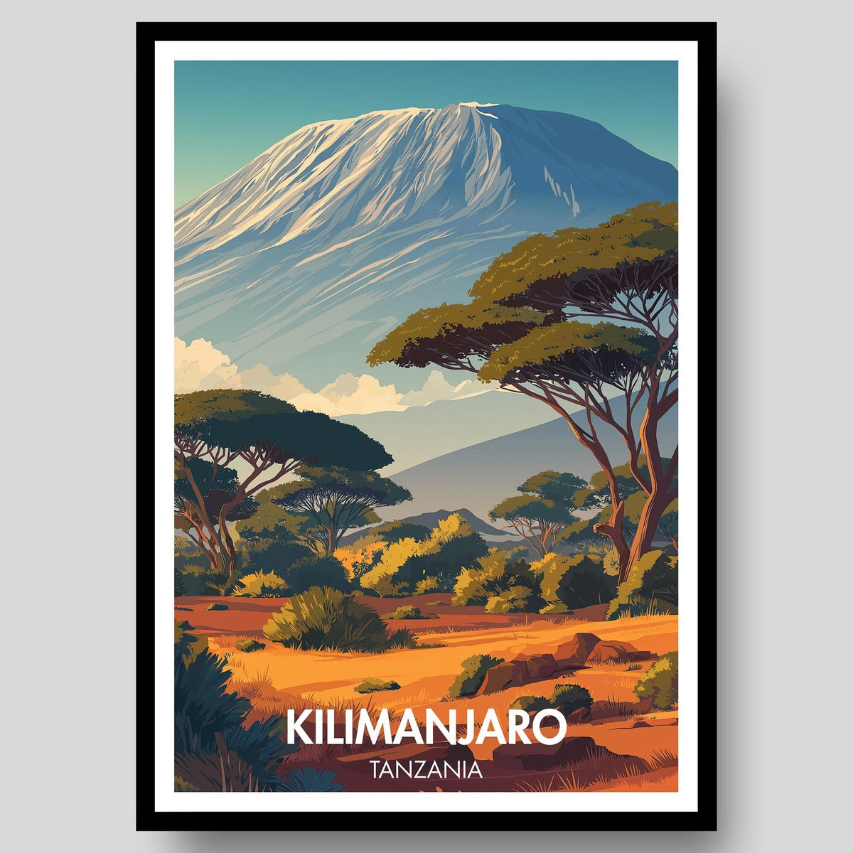 Kilimanjaro Poster - WanderWall