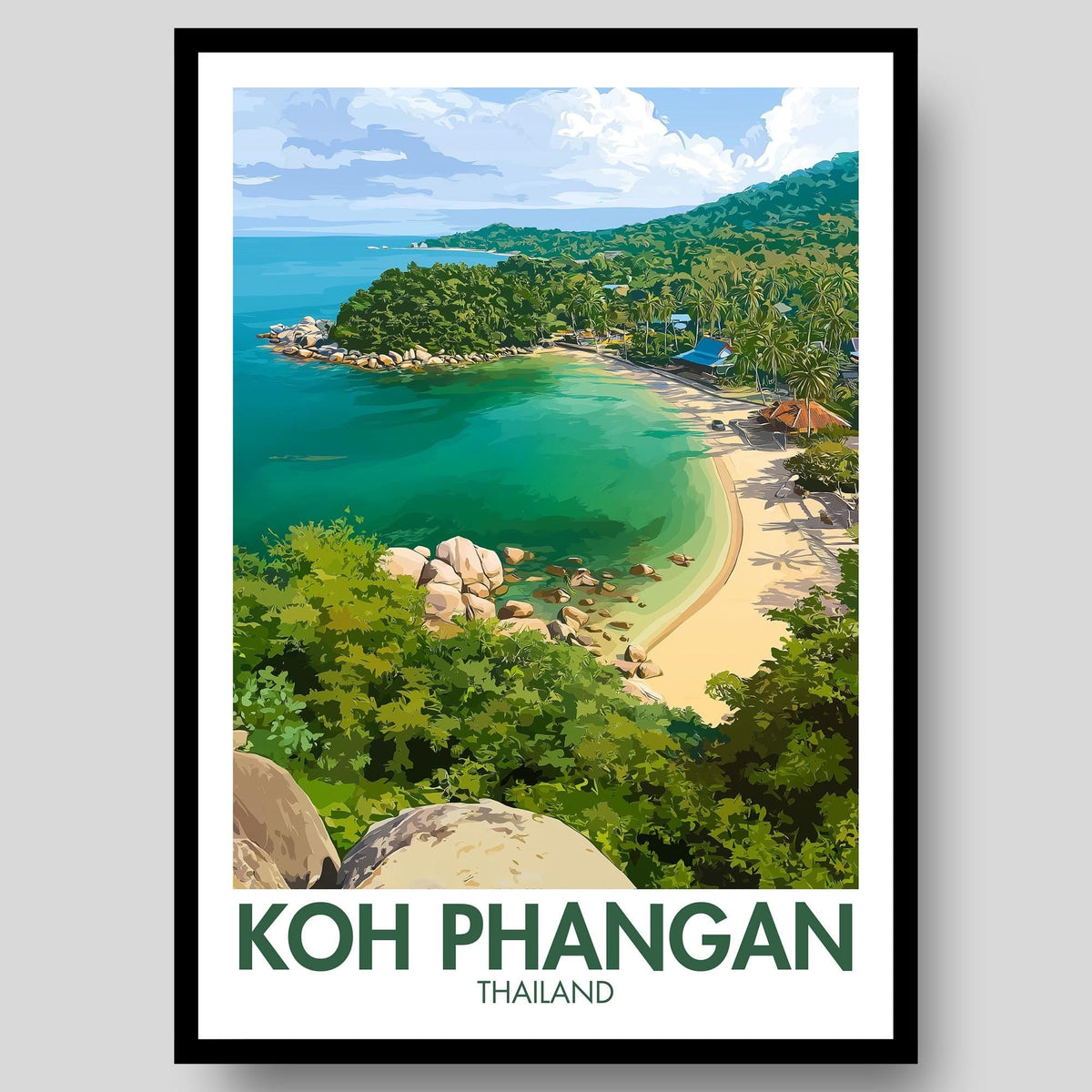 Koh Phangan Poster - WanderWall
