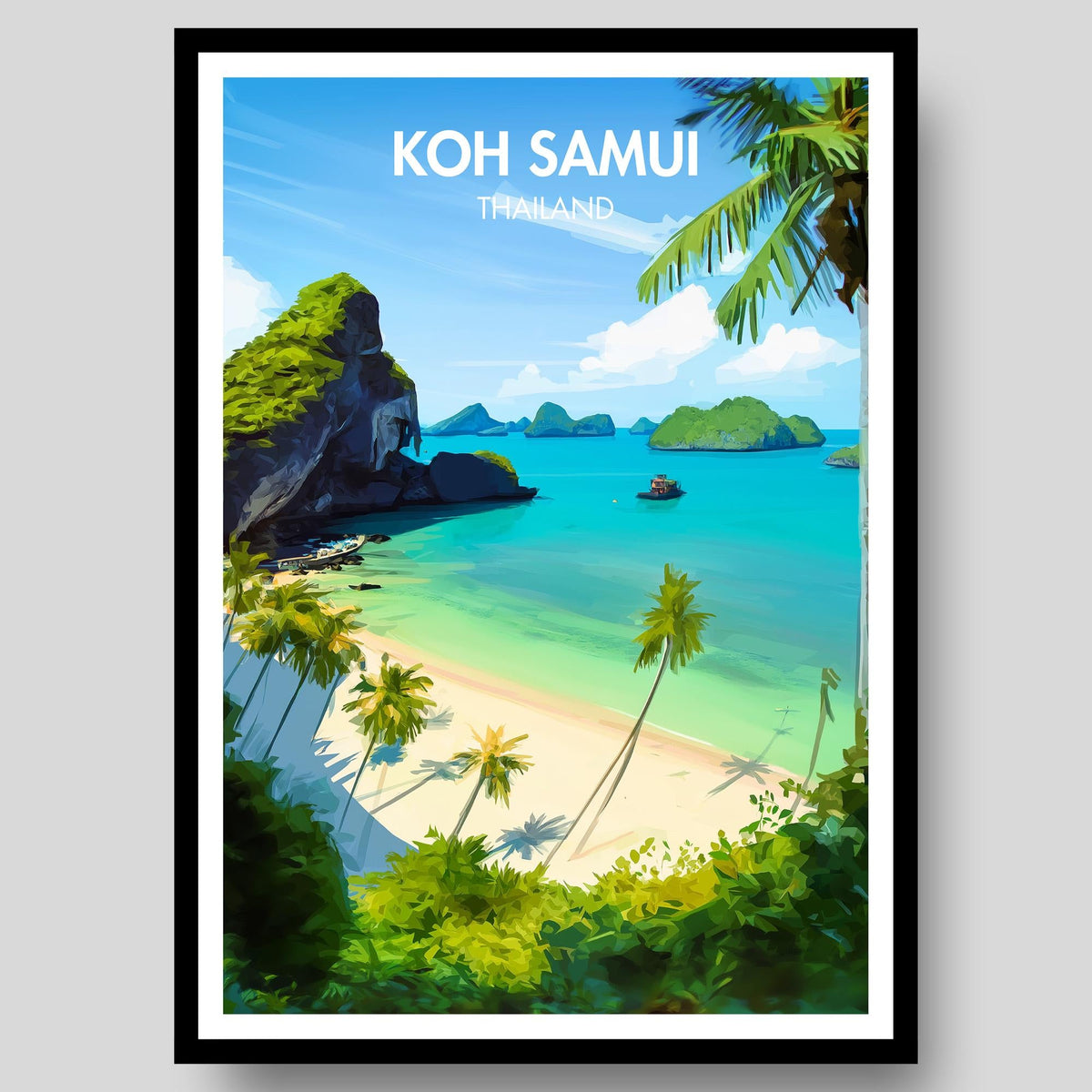 Koh Samui Poster - WanderWall