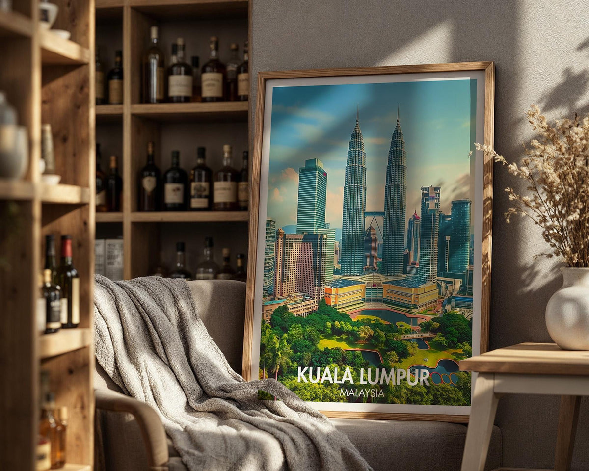 Kuala Lumpar Poster - WanderWall