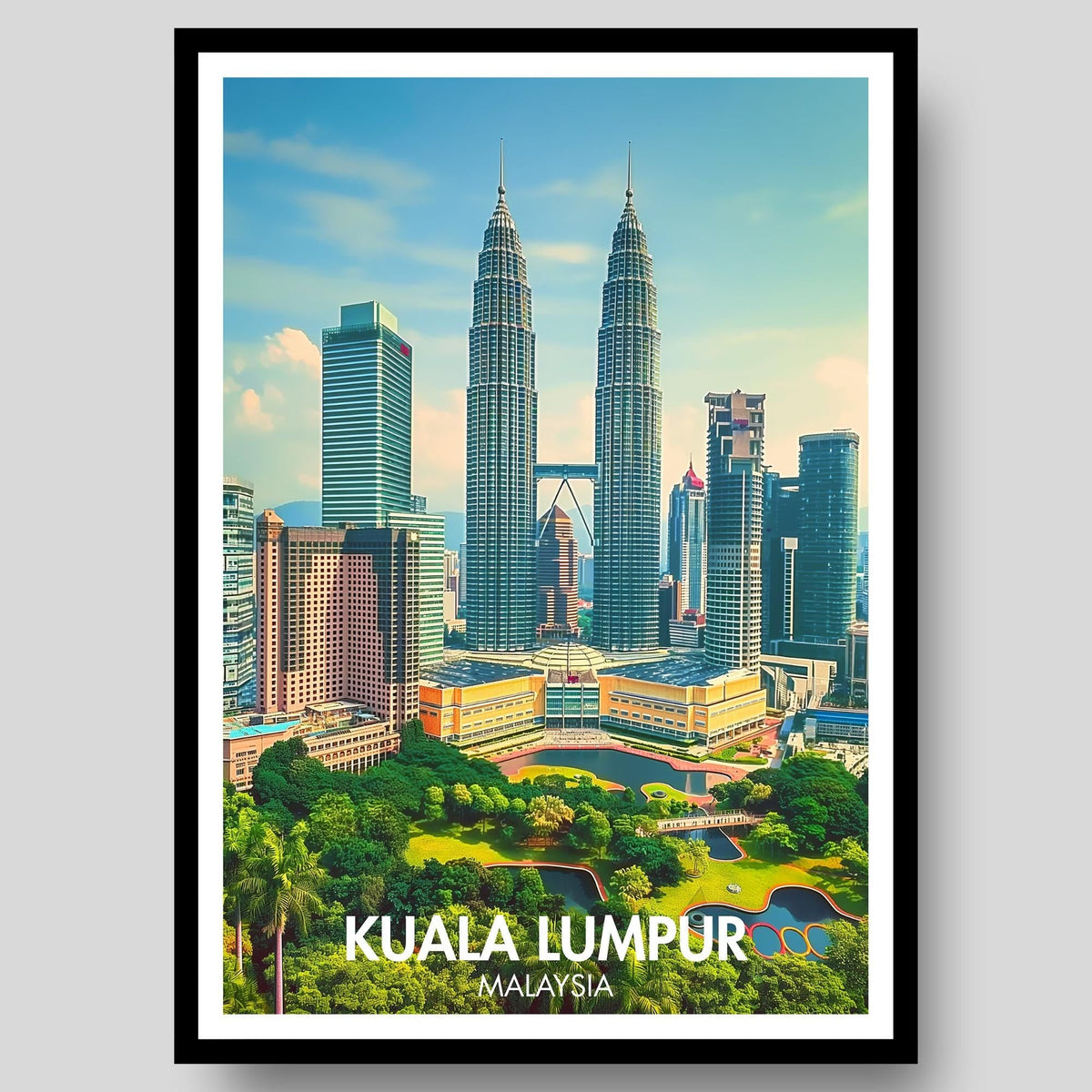 Kuala Lumpar Poster - WanderWall