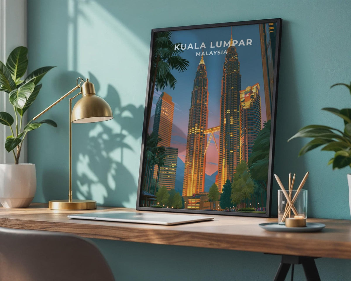 Kuala Lumpur Poster - WanderWall