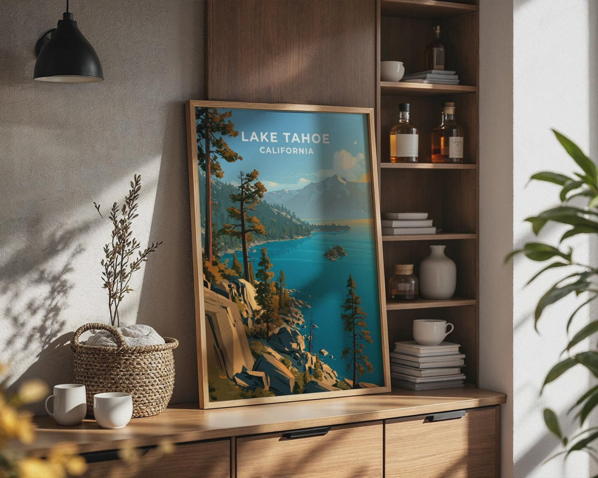 Lake Tahoe Poster - WanderWall