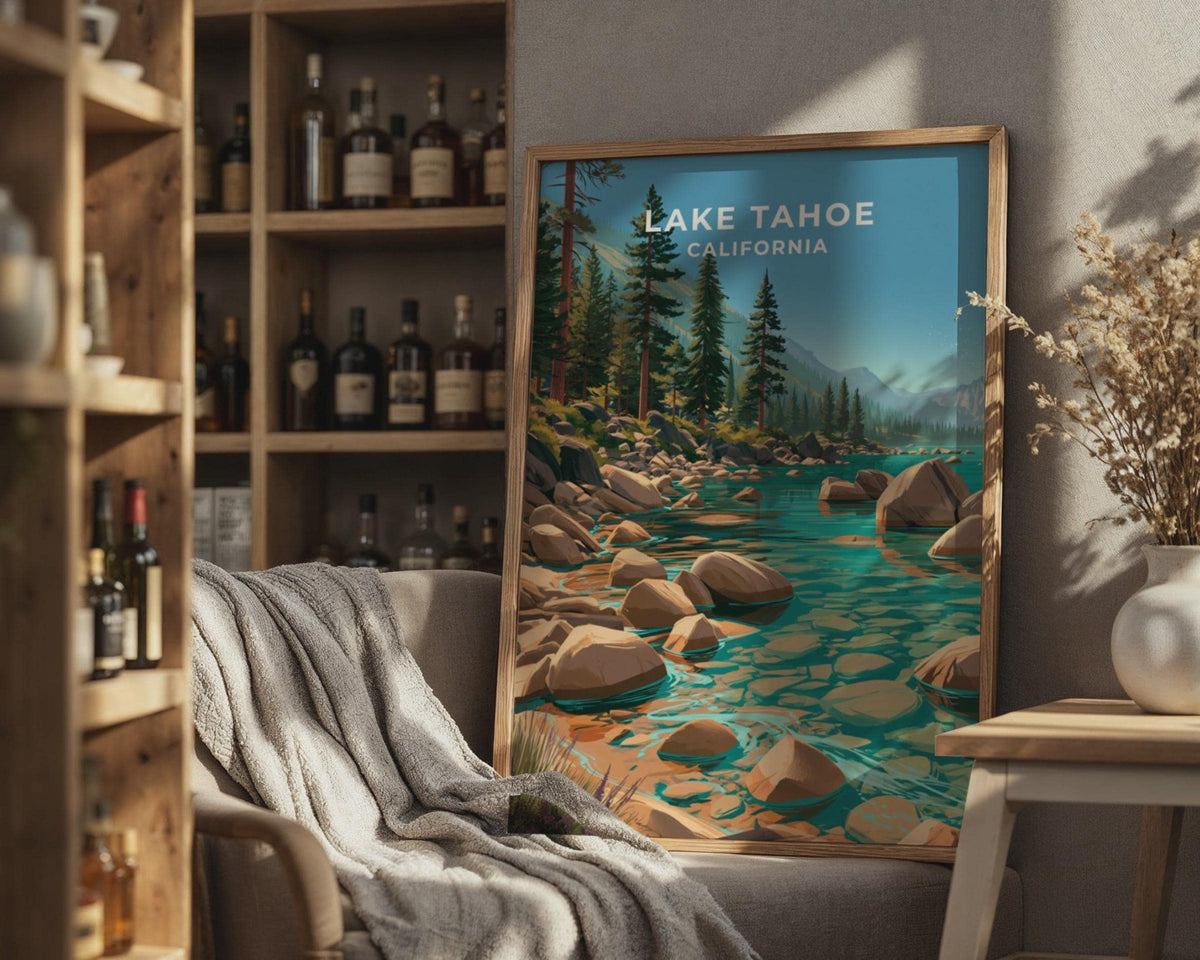 Lake Tahoe Poster - WanderWall