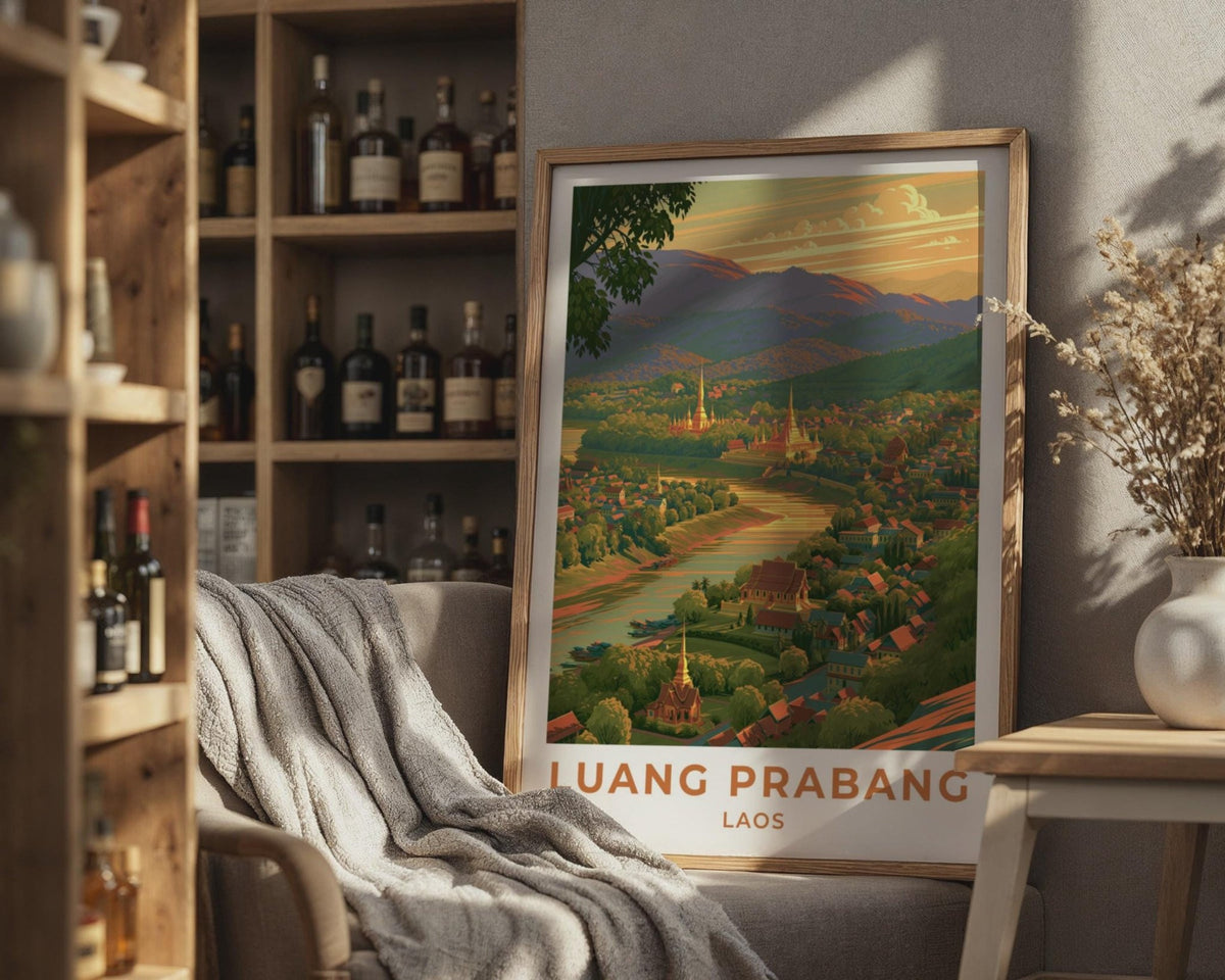 Luang Prabang Poster - WanderWall