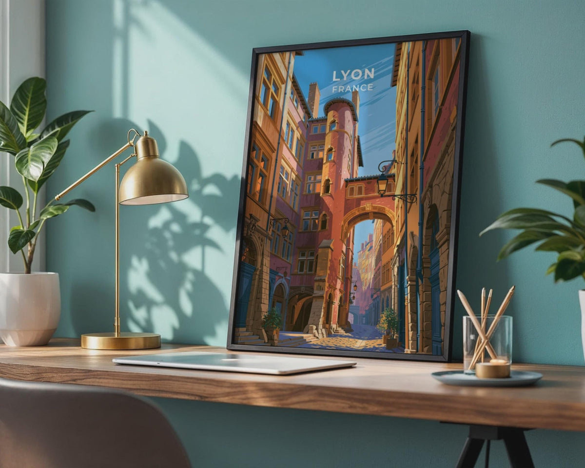 Lyon Poster - WanderWall