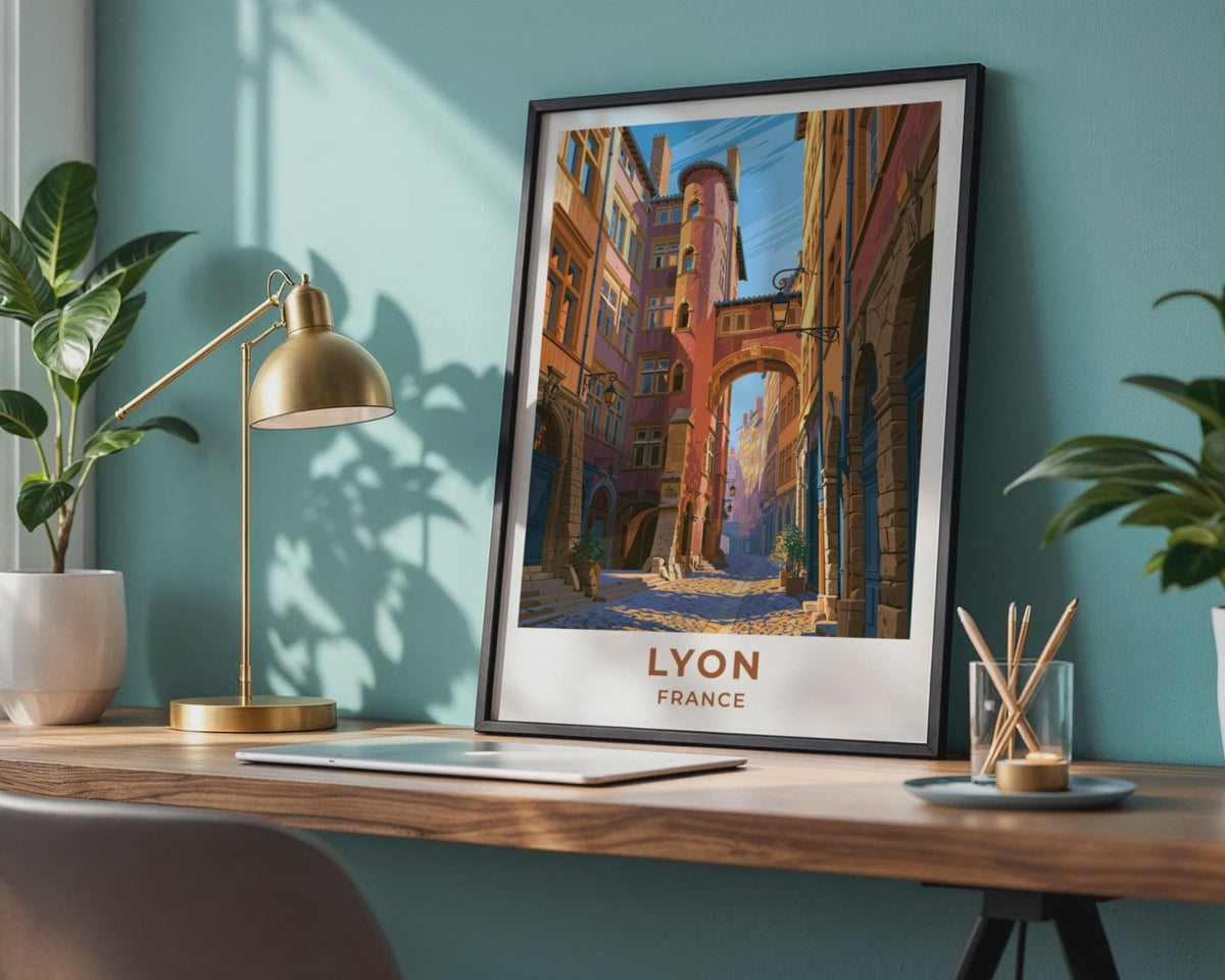 Lyon Poster - WanderWall
