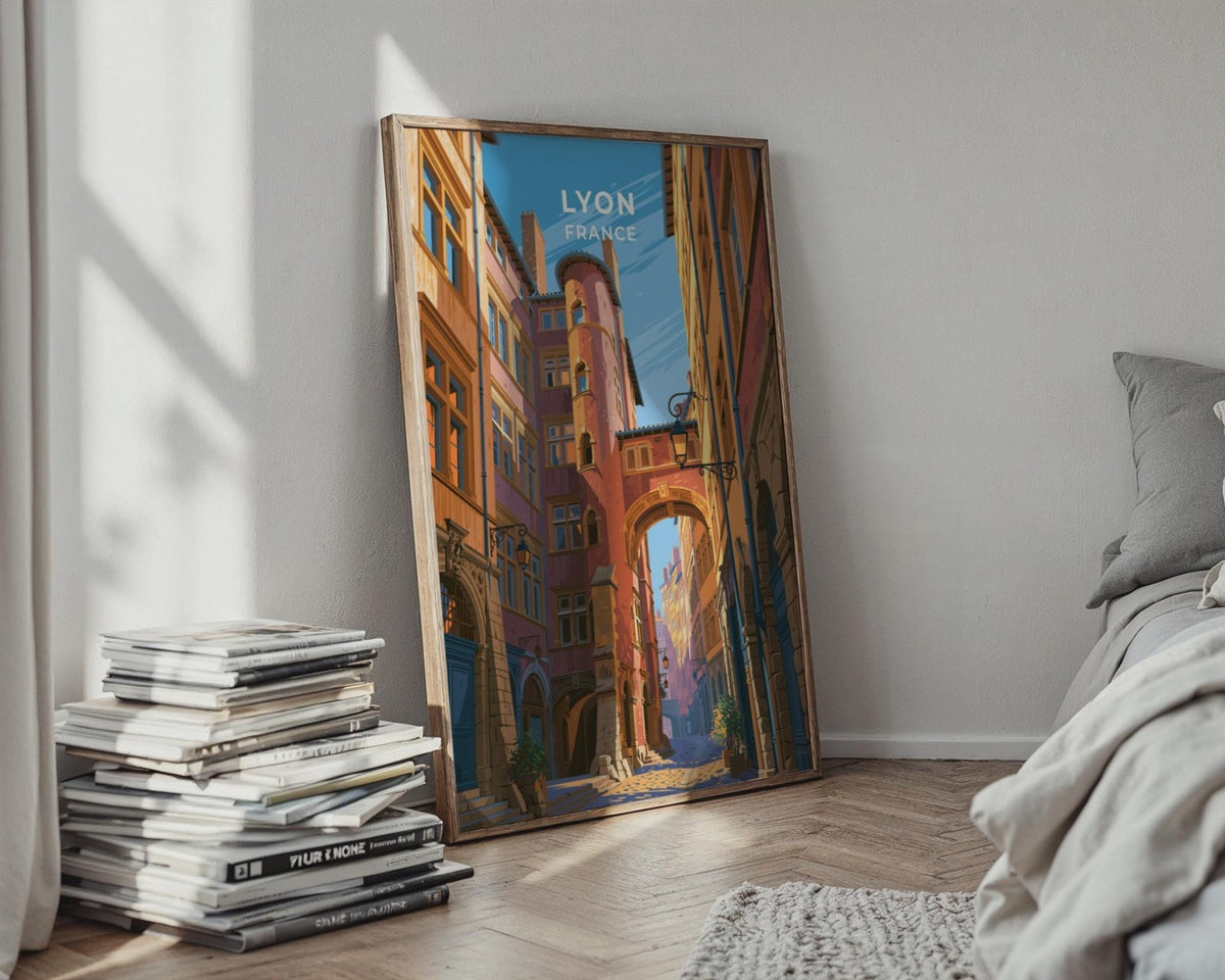 Lyon Poster - WanderWall