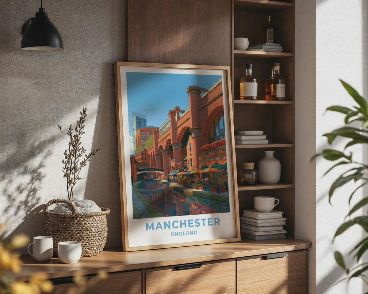 Manchester Canal Poster - WanderWall