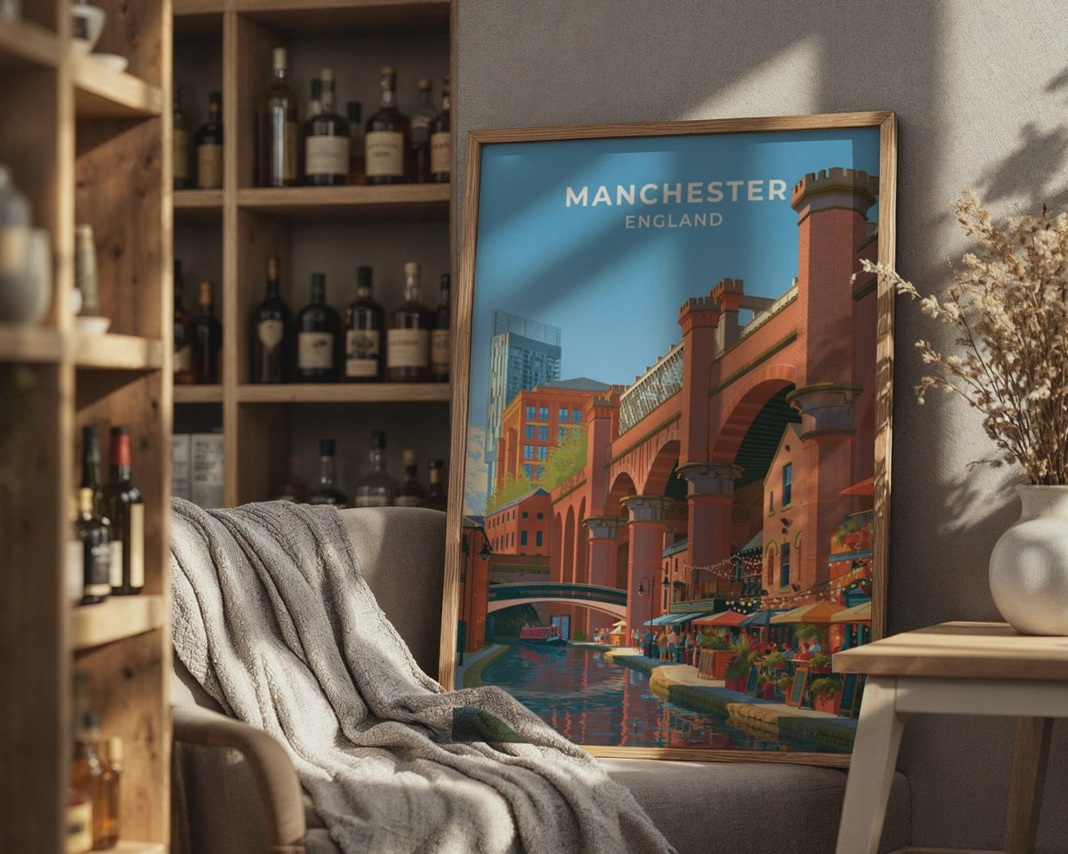 Manchester Poster - WanderWall