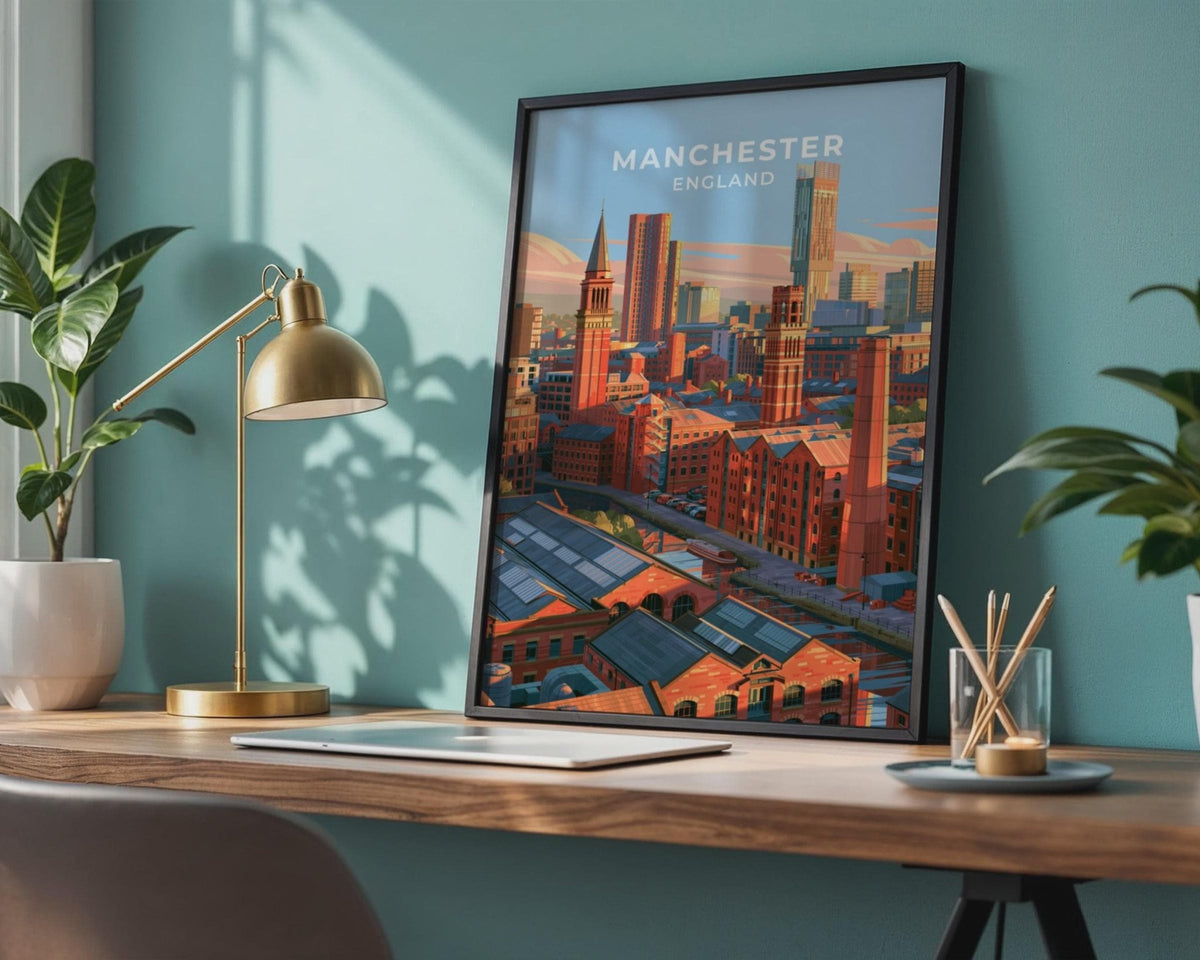 Manchester Poster - WanderWall