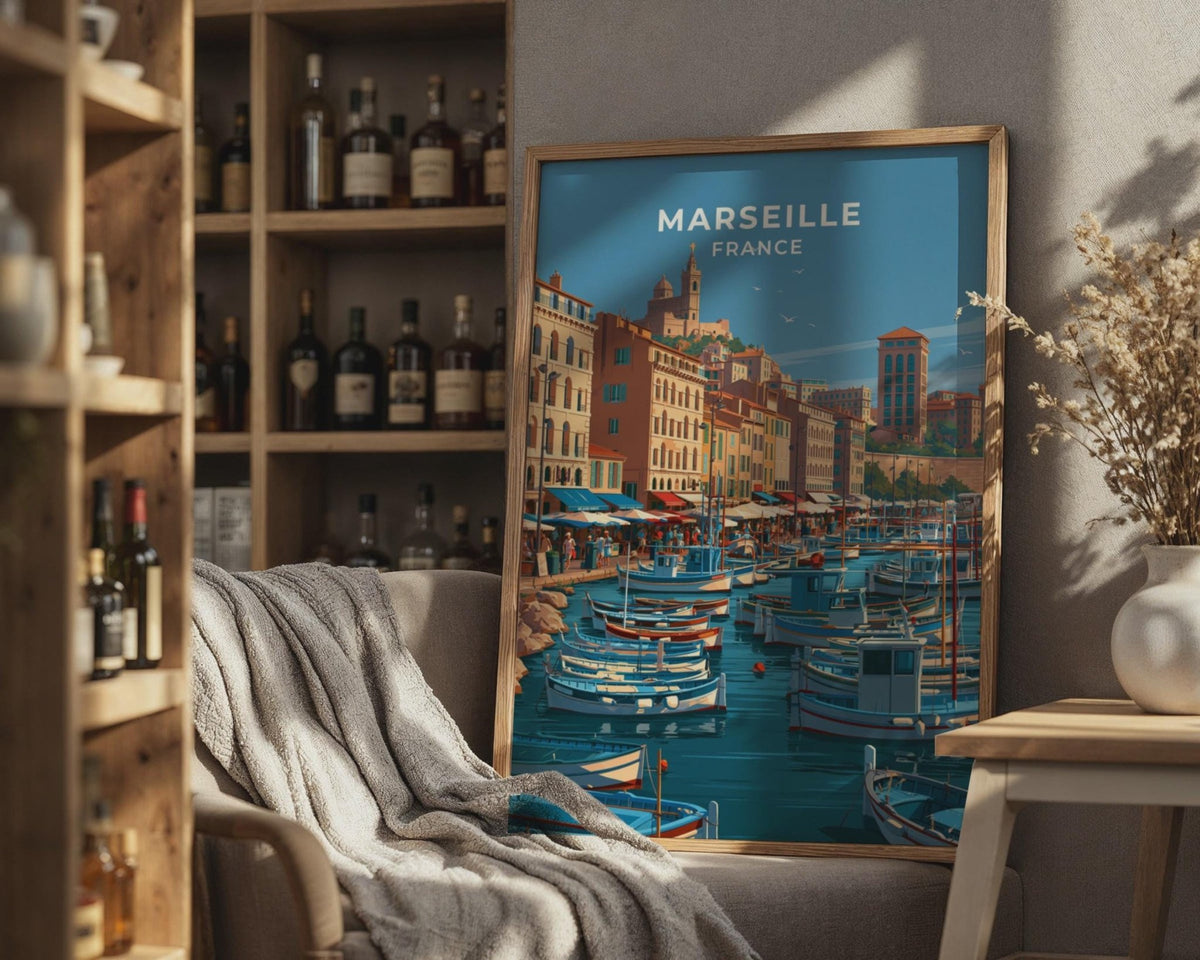Marseille Poster - WanderWall