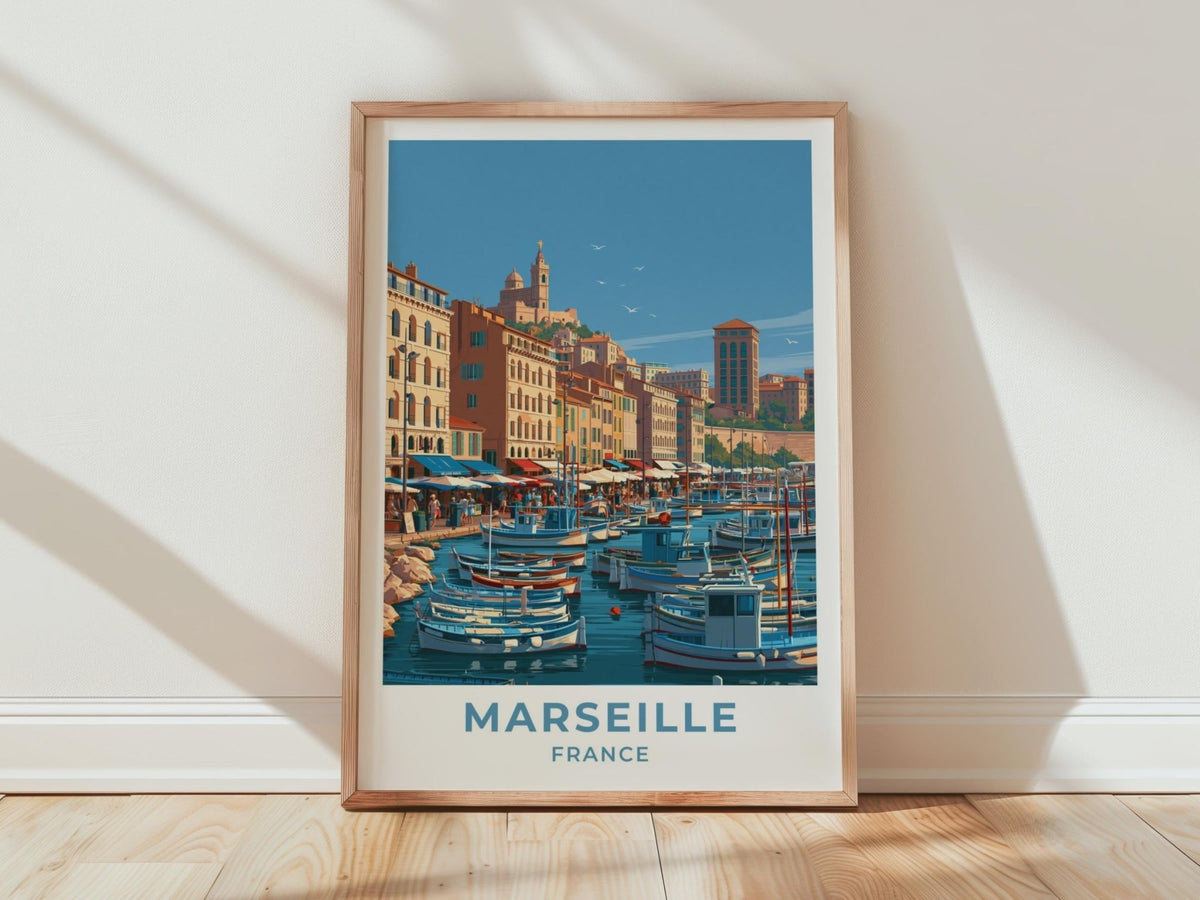 Marseille Poster - WanderWall