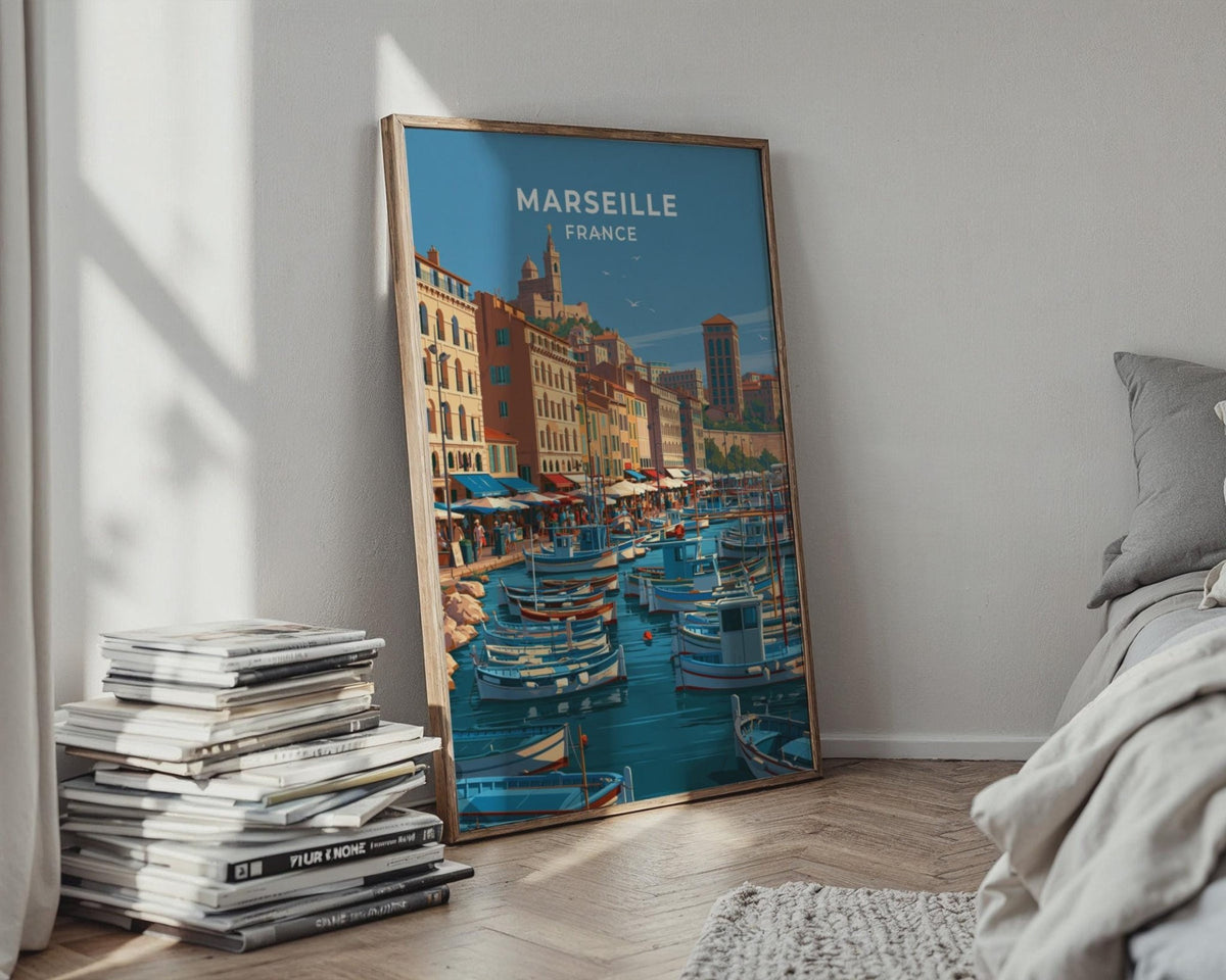 Marseille Poster - WanderWall