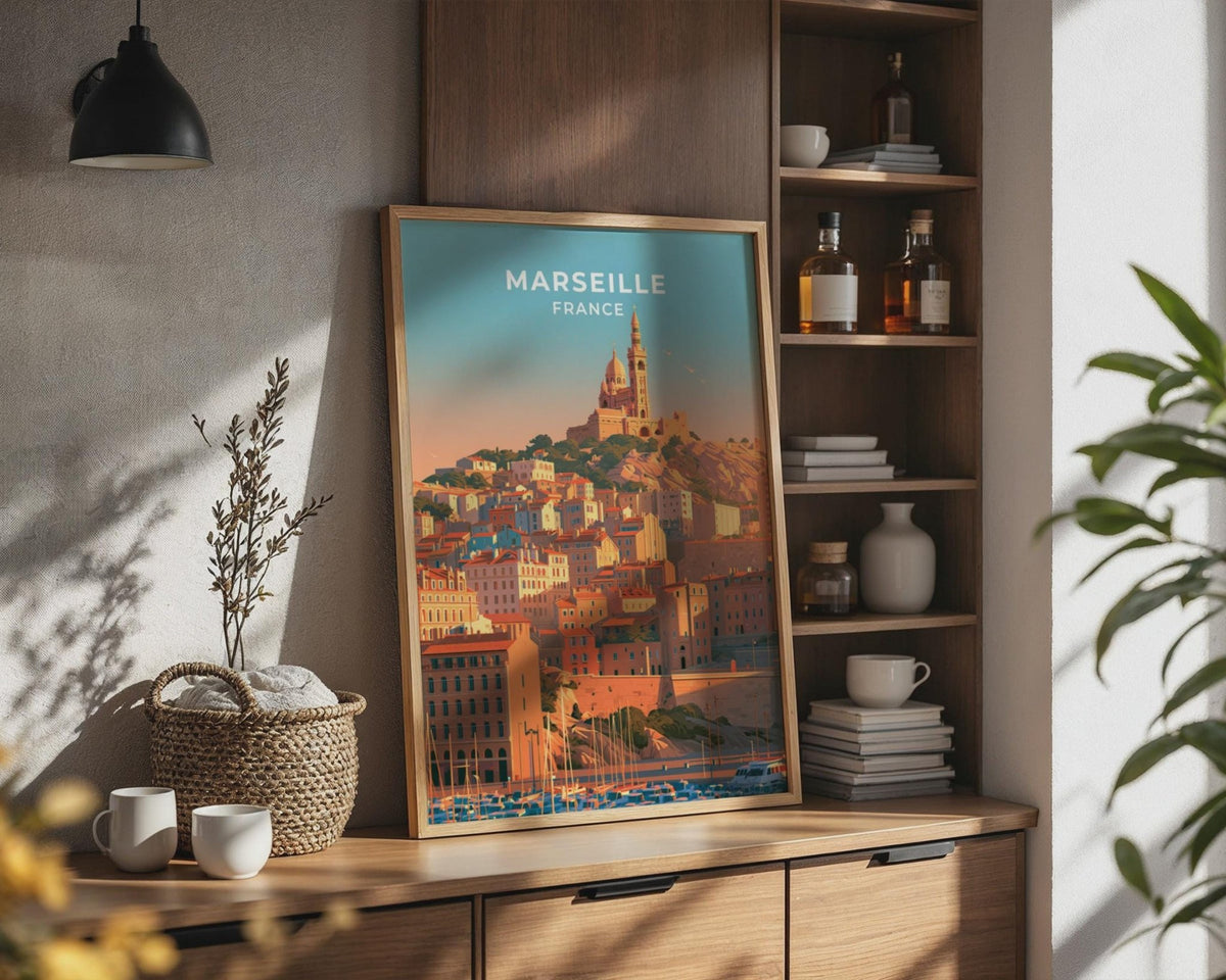 Marseille Poster - WanderWall