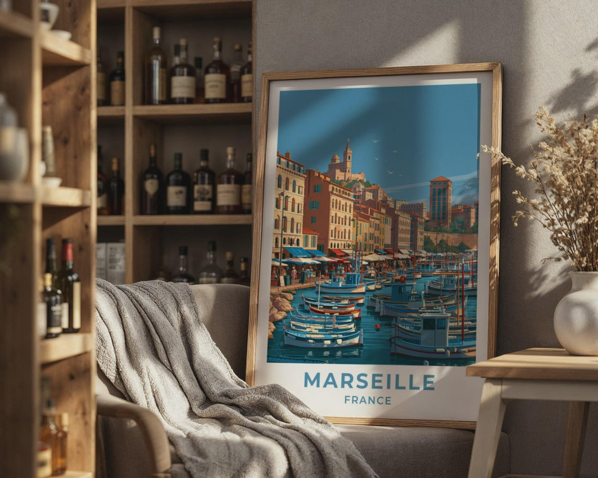 Marseille Poster - WanderWall