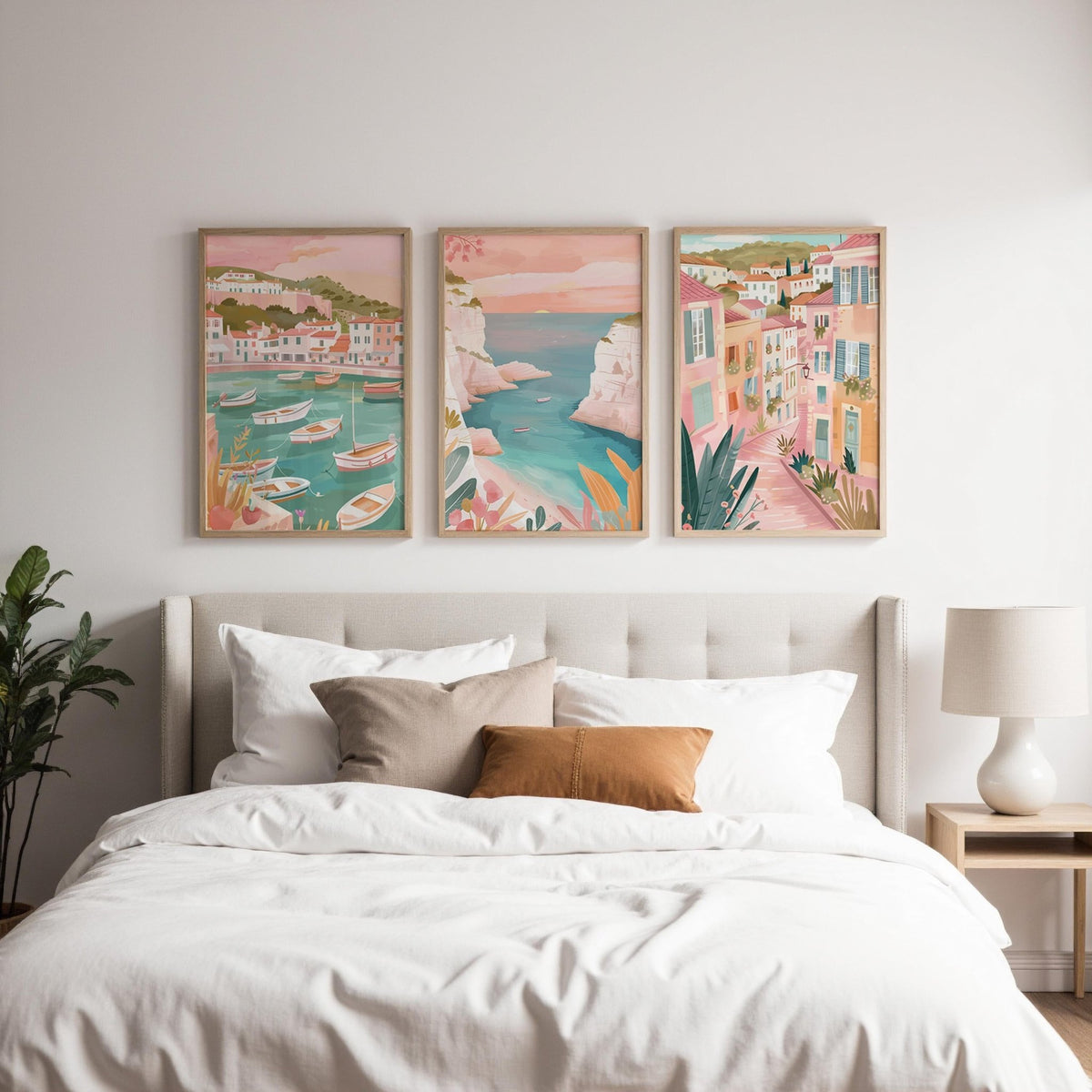 Marseille Set of 3 Posters | Marseille Gallery Wall Art - WanderWall