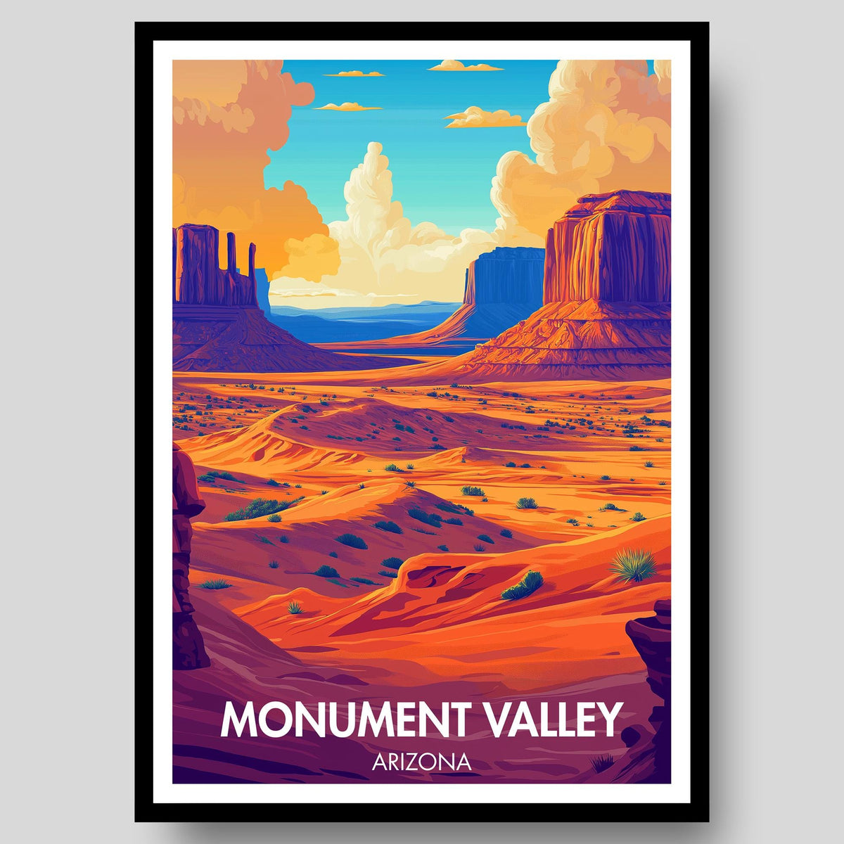 Monument Valley Poster - WanderWall